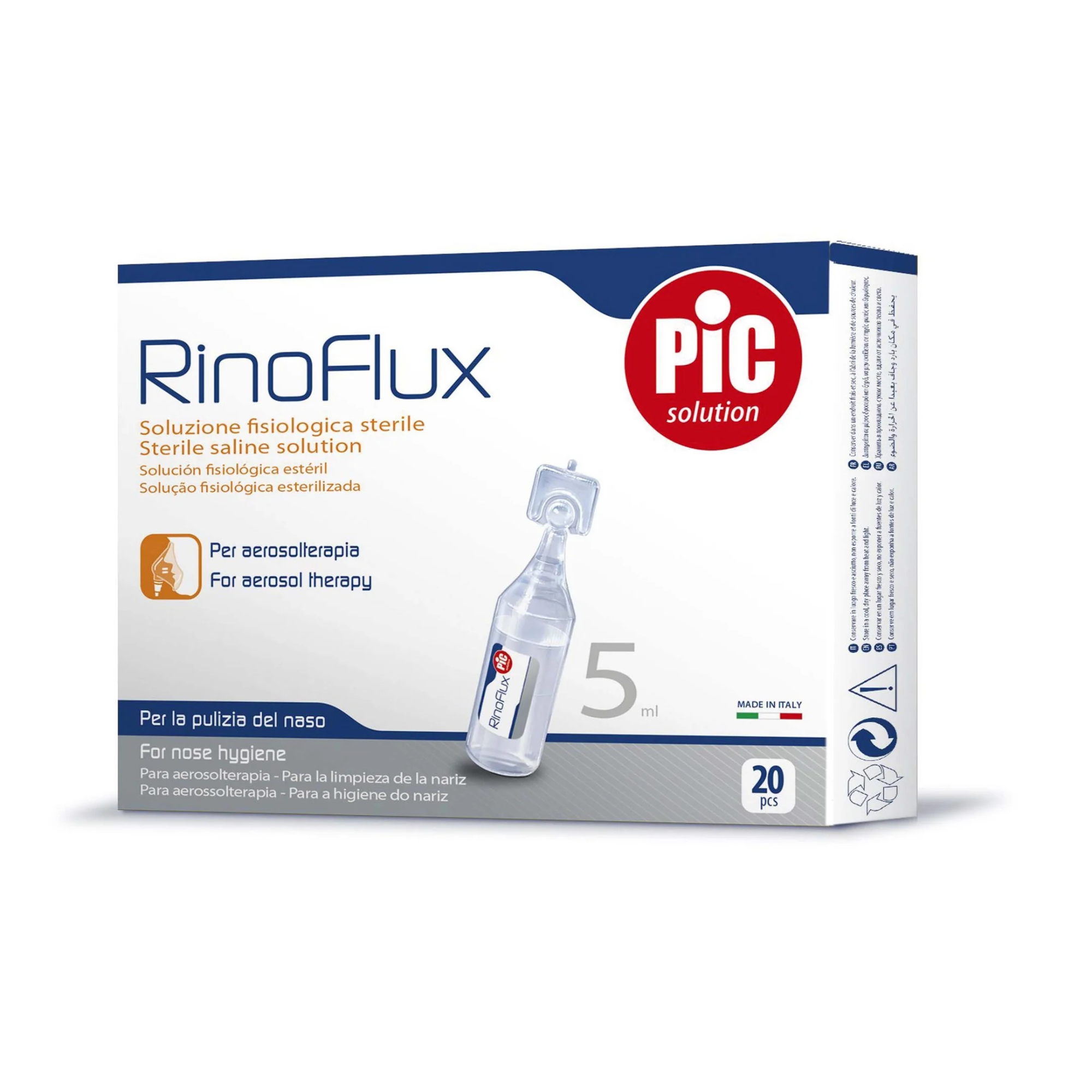 Serum Physiologique Stérile (3 contenances) - PIC solution