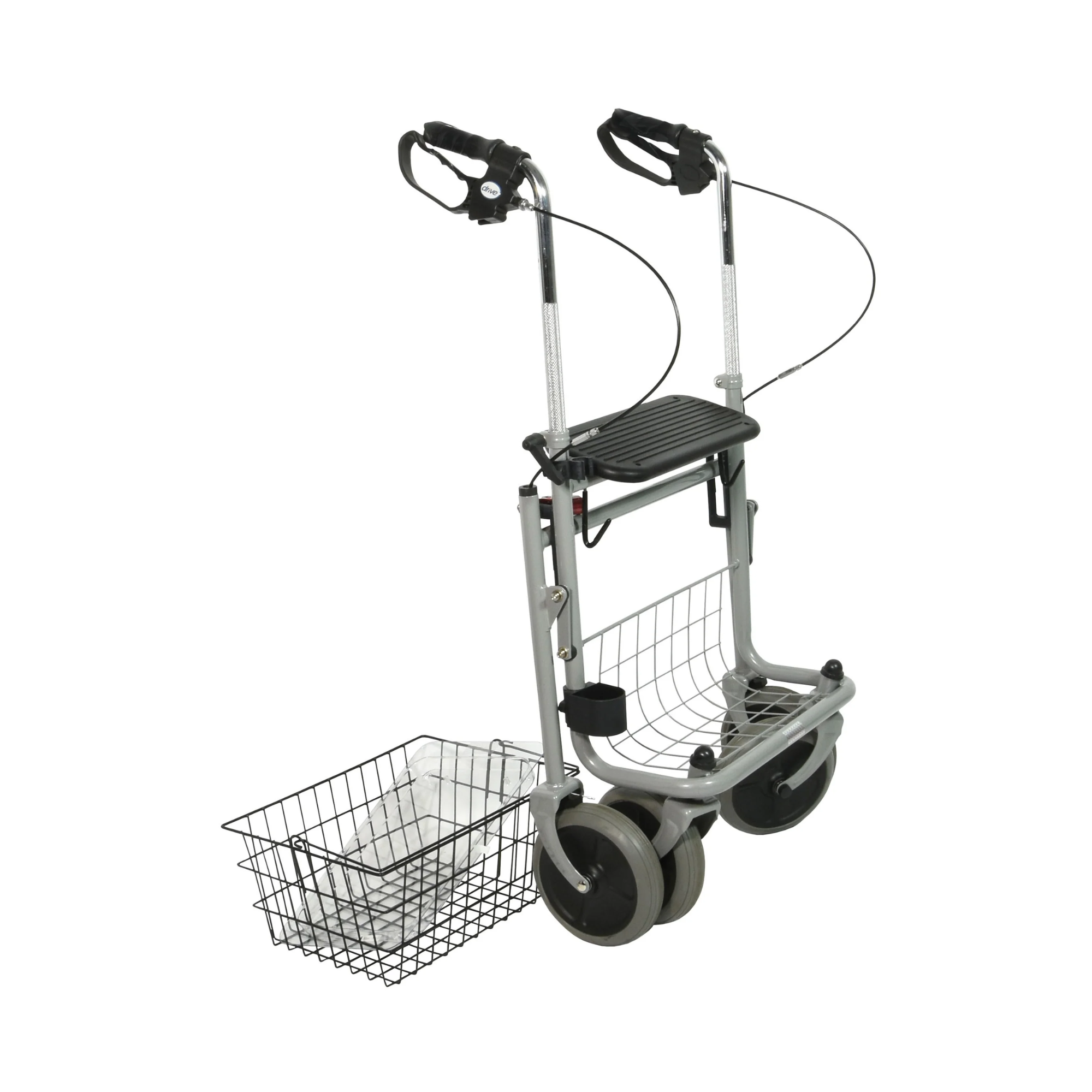 Folding Rollator 4 Wheels Cristallo - Drive