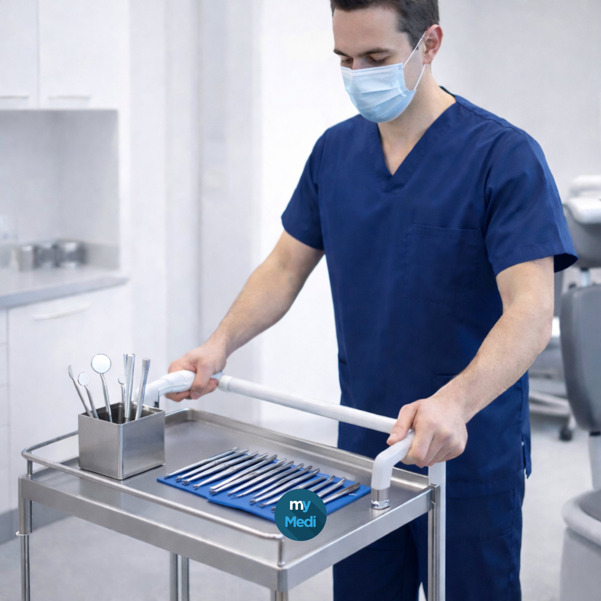 Chariots et dessertes pour cabinet dentaire