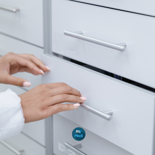 Storage for osteopathy practice