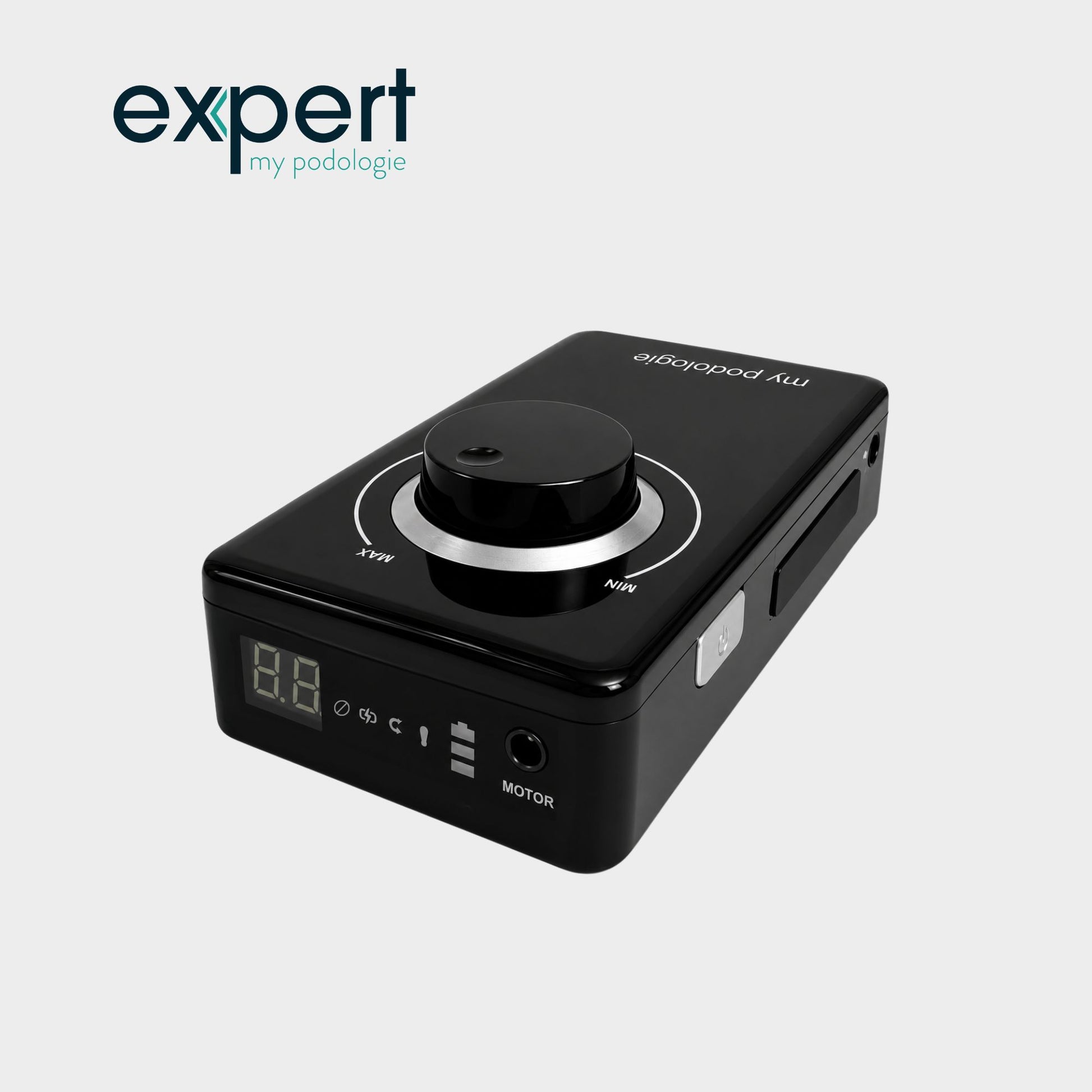 Micromoteur portable PODO38S - Noir - 30 000 tr/min - Avec pièce à main démontable - My Médical