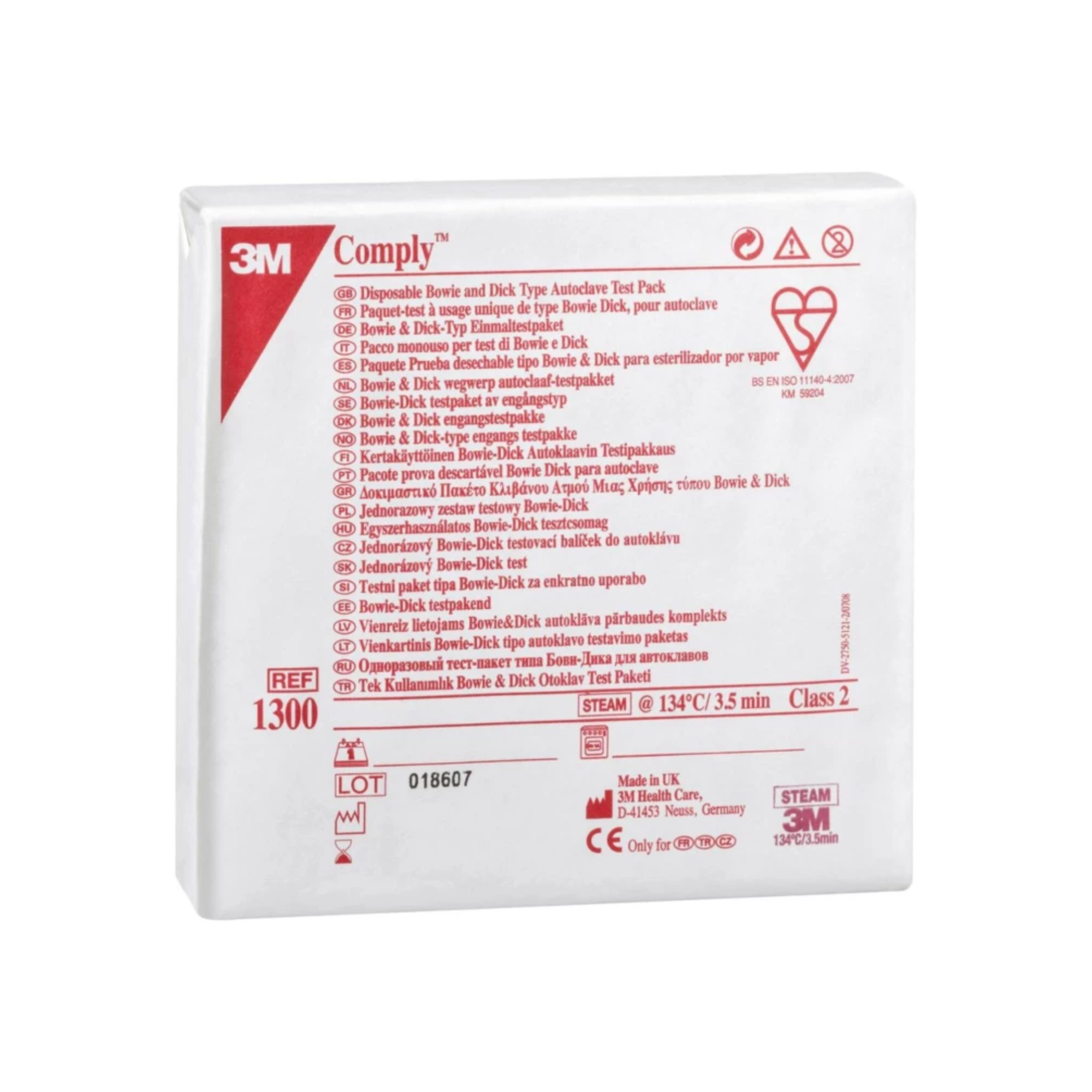 BOWIE &amp; DICK COMPLY Penetration Test - 3M