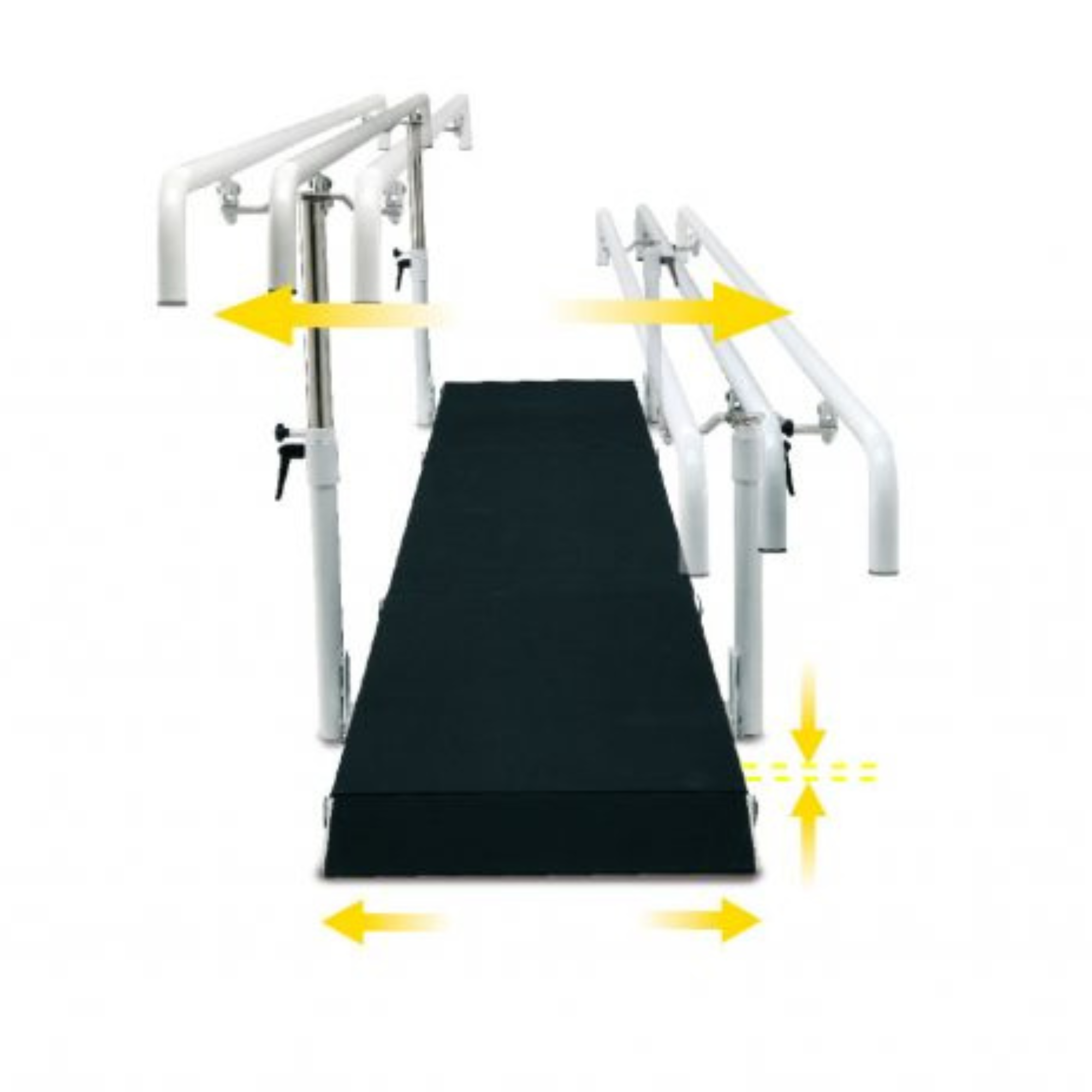 Parallel Bars "Pro II" With Base - 2 sizes - Adult and Child - Ferrox