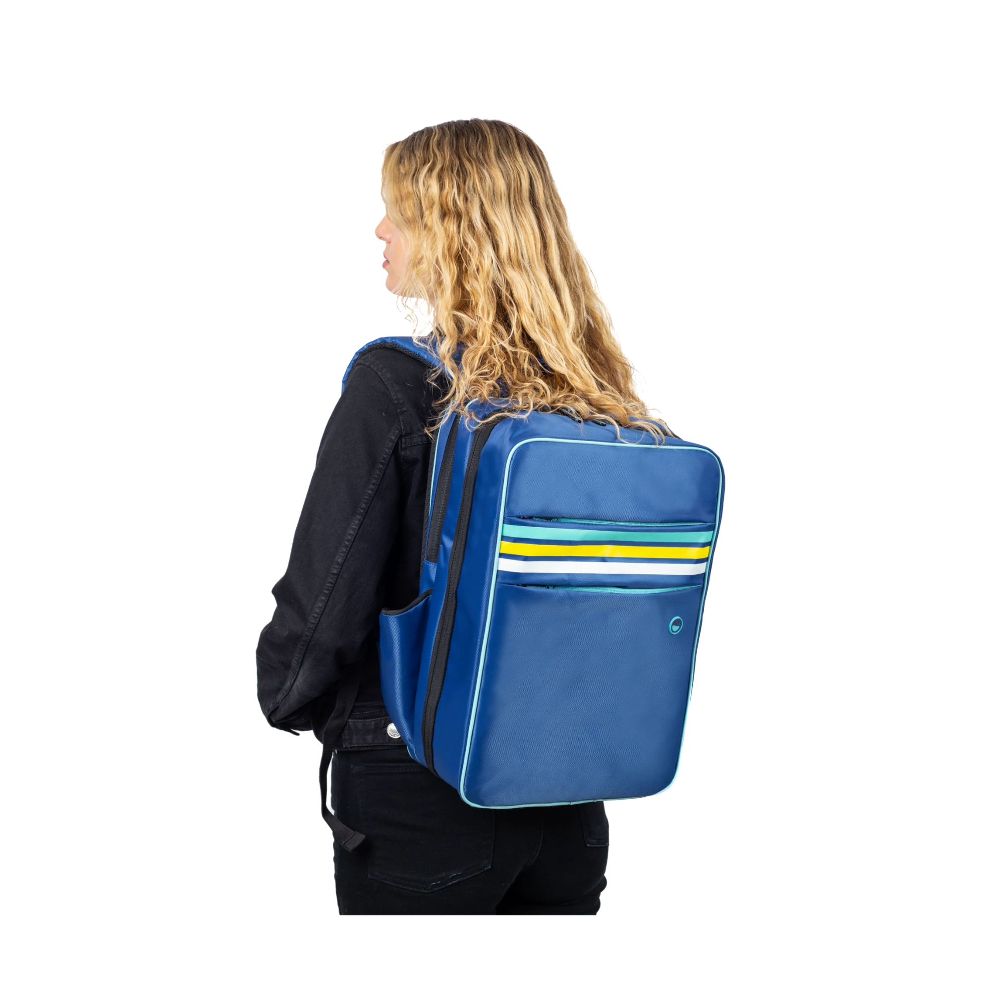 Sac à dos technique pour visites à domicile - Collection année 80 bleu - My Blouse