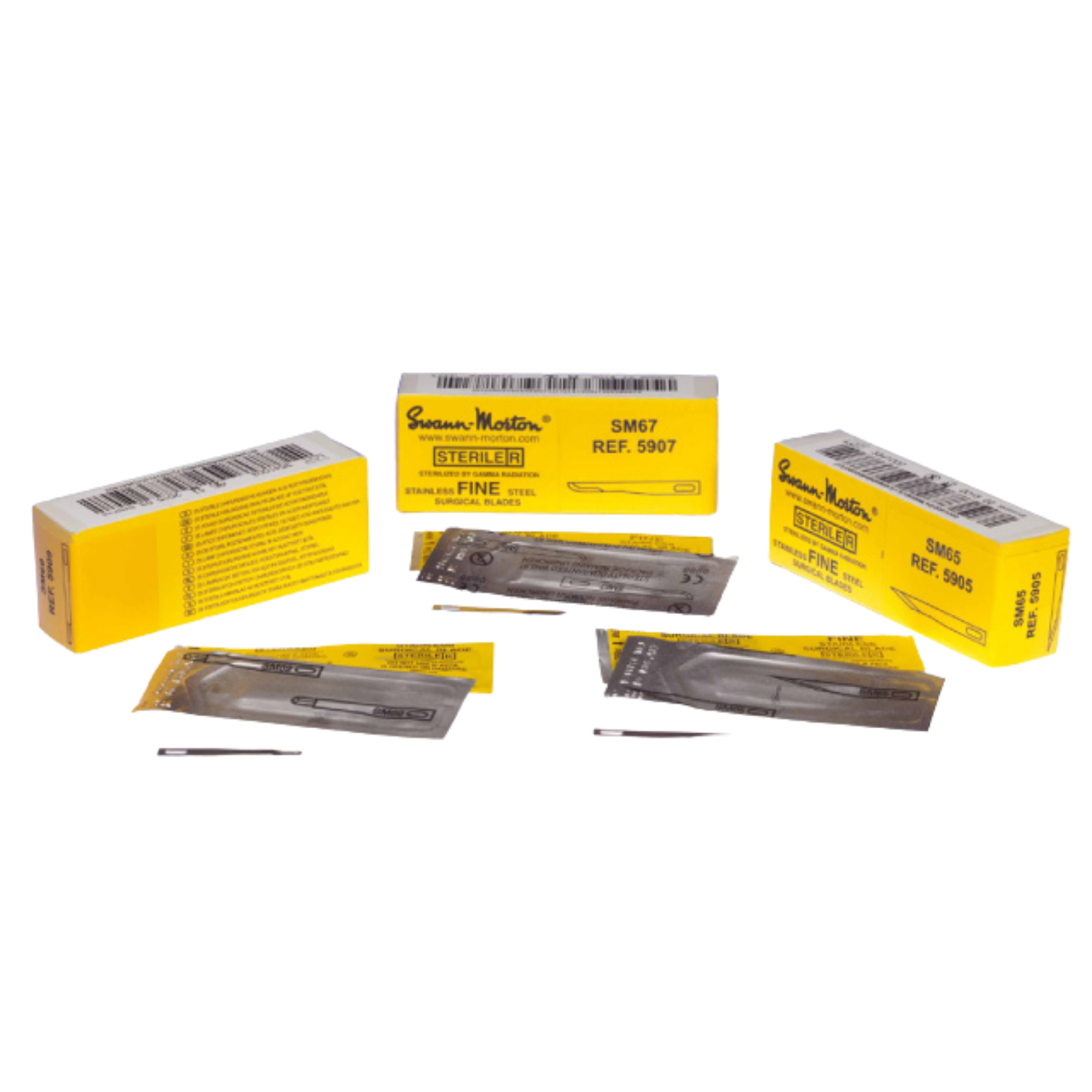 Lames chirurgicales Fines - stériles - Boîte de 25  - Plusieurs formats - Swann-Morton