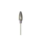Fraise E7225 Carbure de tungstène - Abrasion des ongles normaux - Denture hélicoïdale super fine - 6 mm