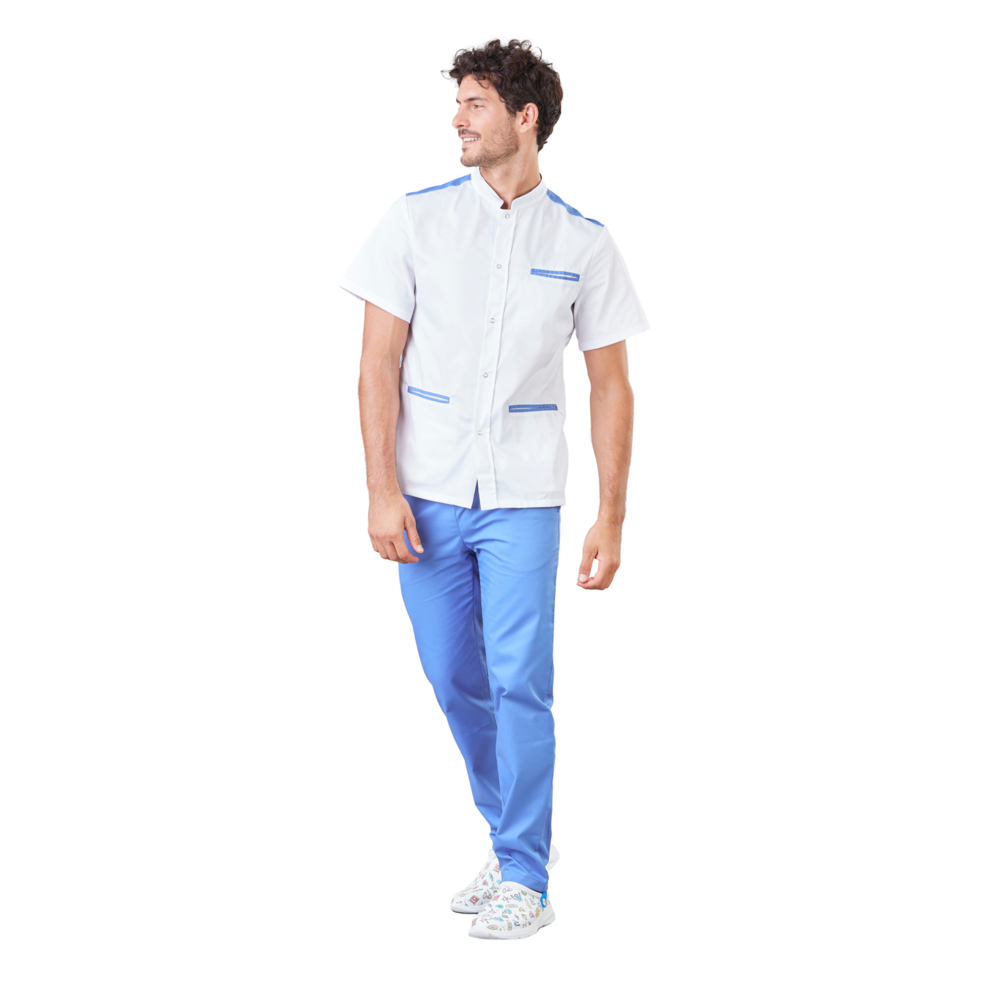 Ulysse - Blouse Manches courtes - Mixte - 75 cm - Phirejo