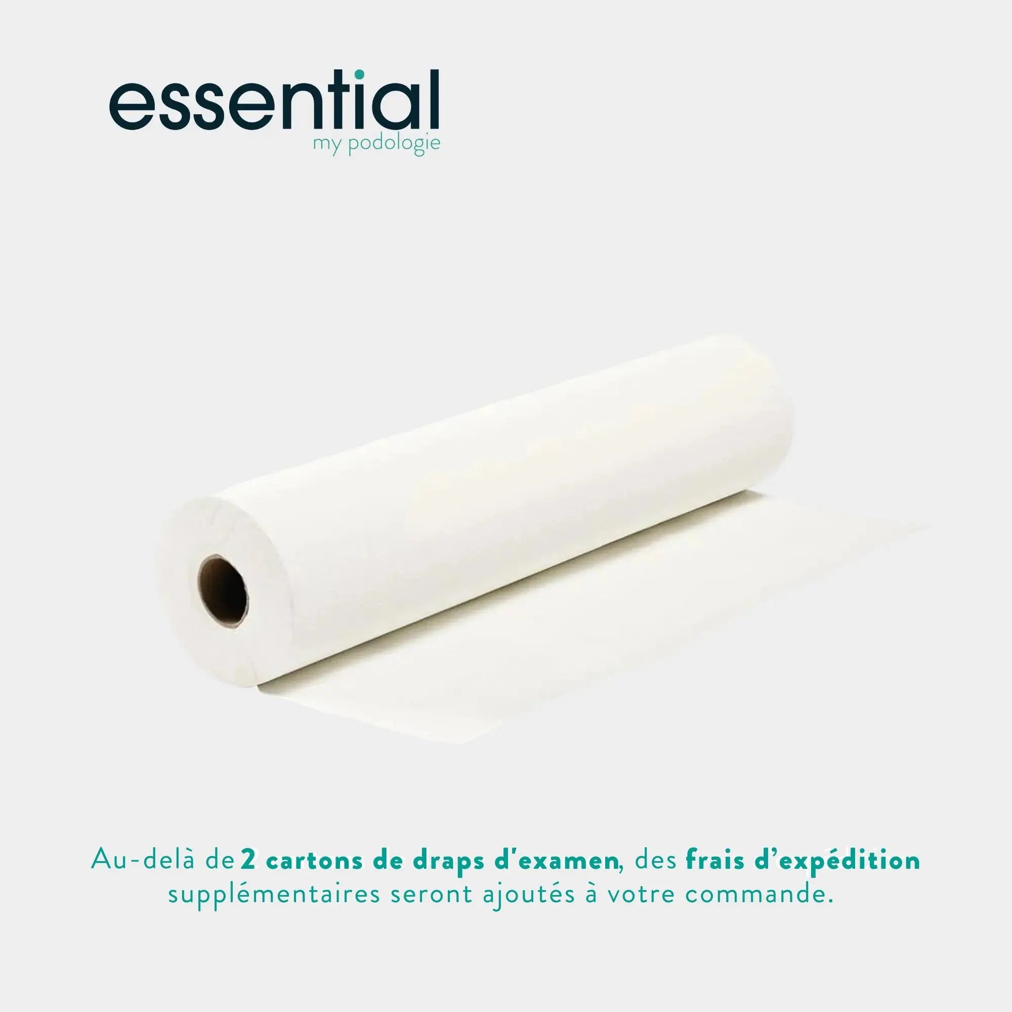 9 rolls White examination sheets - 135 sizes - 2 embossed folds