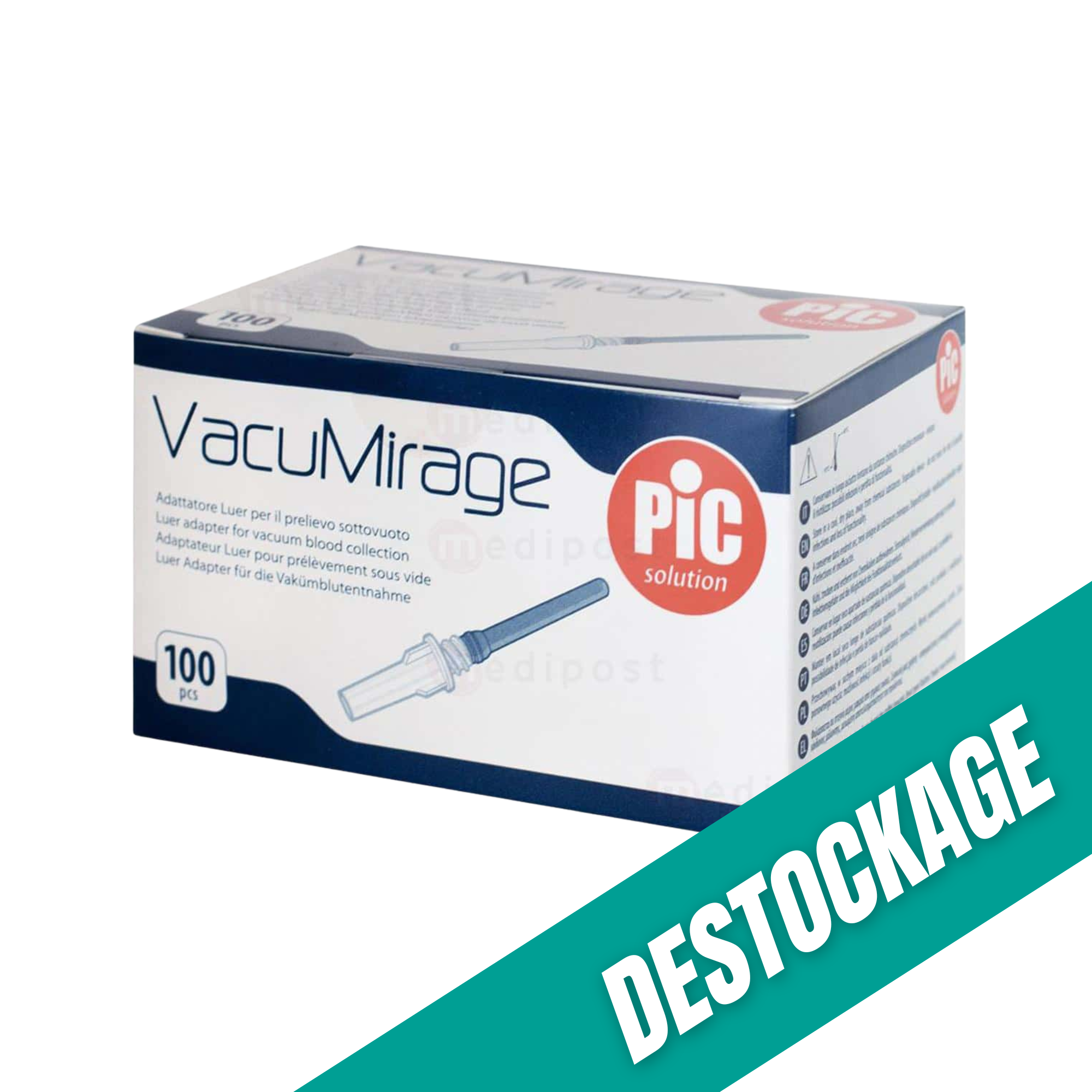 Adaptateur Luer VACUMIRAGE - PIC - Pour usage pédagogique  // Date dépassée