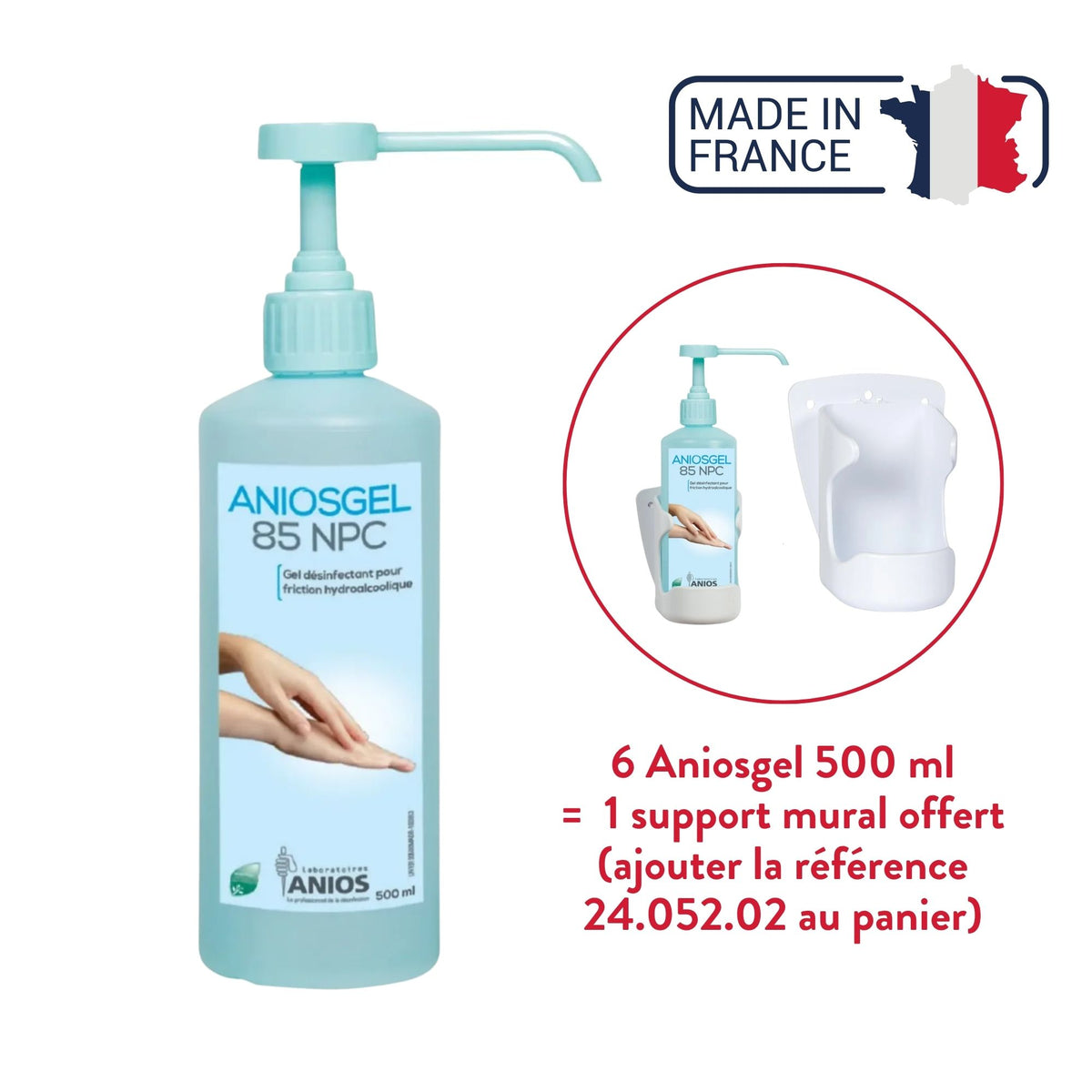 Aniosgel 85 NPC - Gel désinfectant pour friction hydroalcoolique - Anios - My Médical