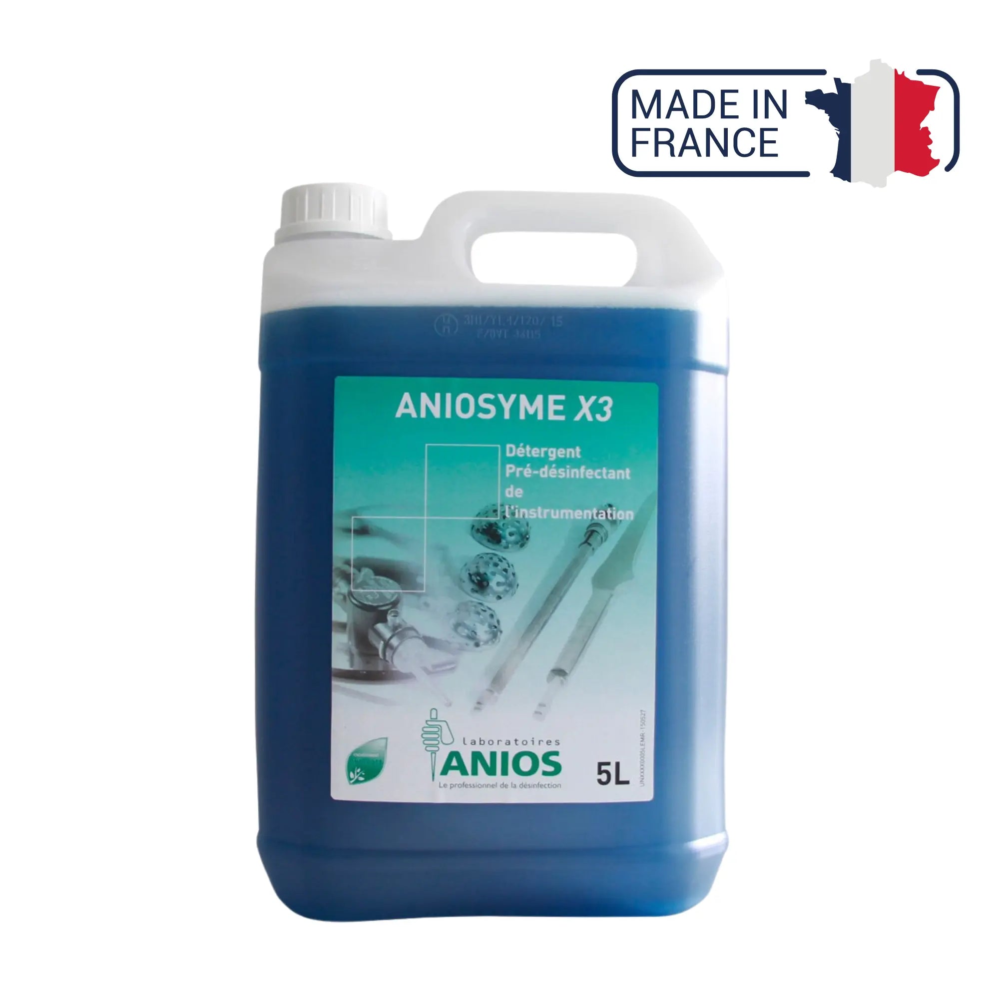 Aniosyme X3 Instrumentation detergent - 1L or 5L can - Anios