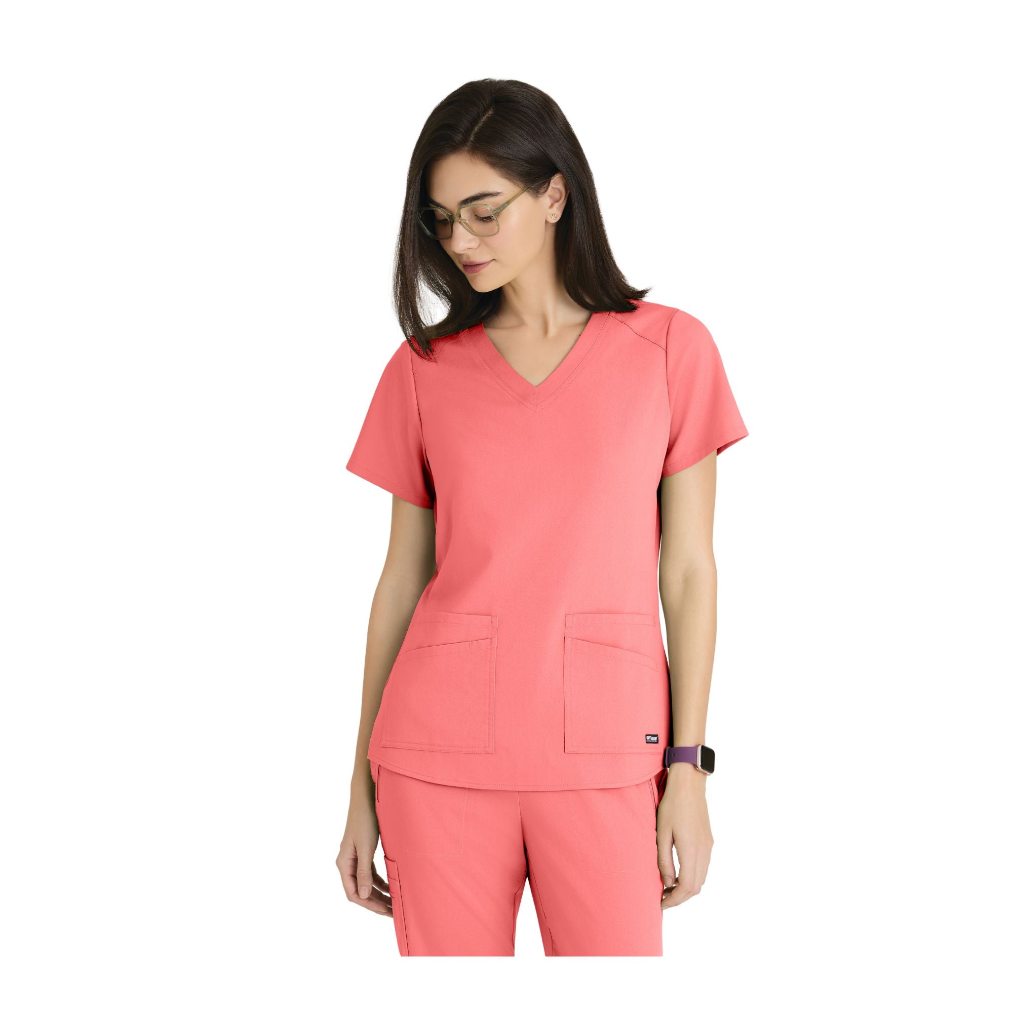Aura - Tunique col V - Femme - Grey’s Anatomy Stretch - My Médical