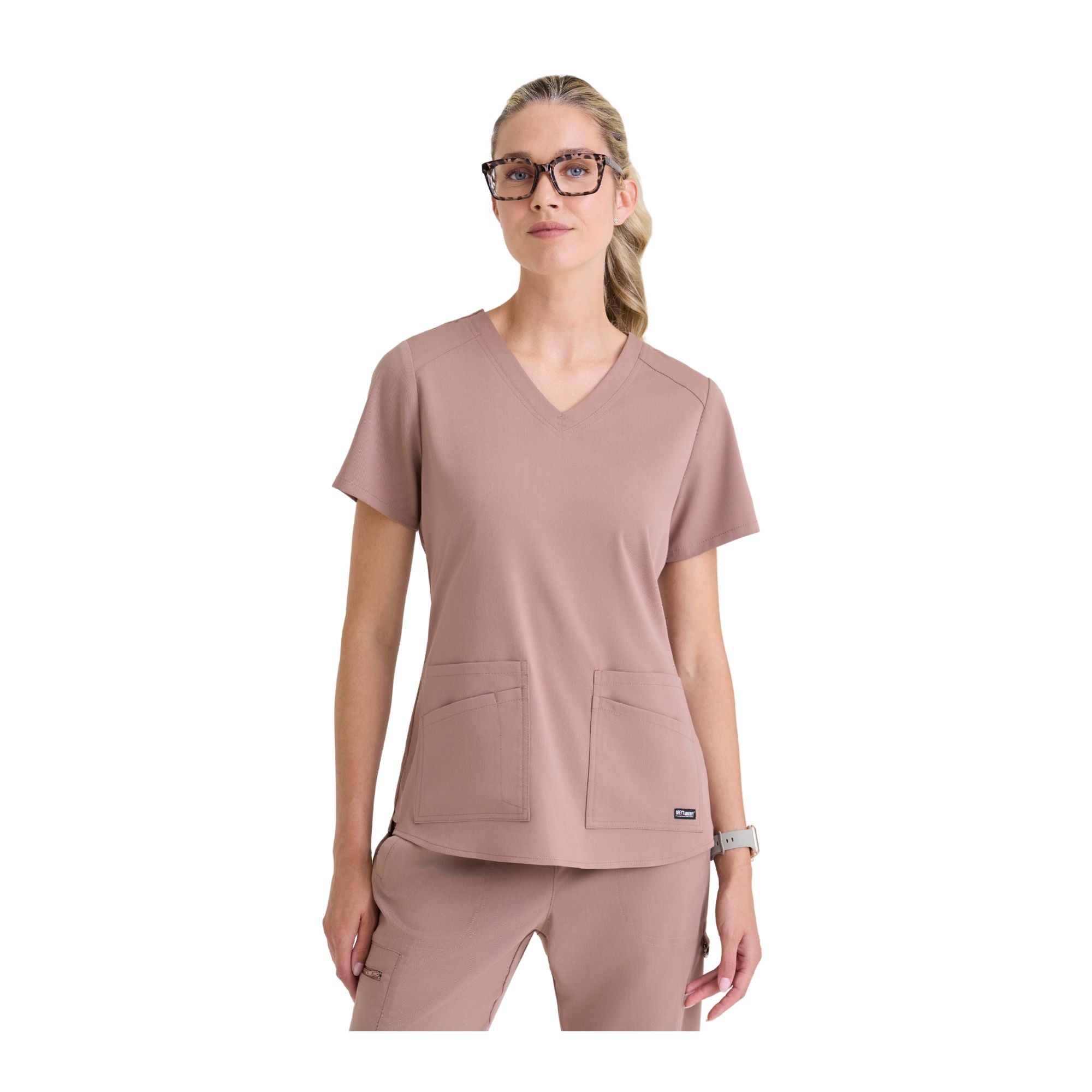 Aura - Tunique col V - Femme - Grey’s Anatomy Stretch - My Médical