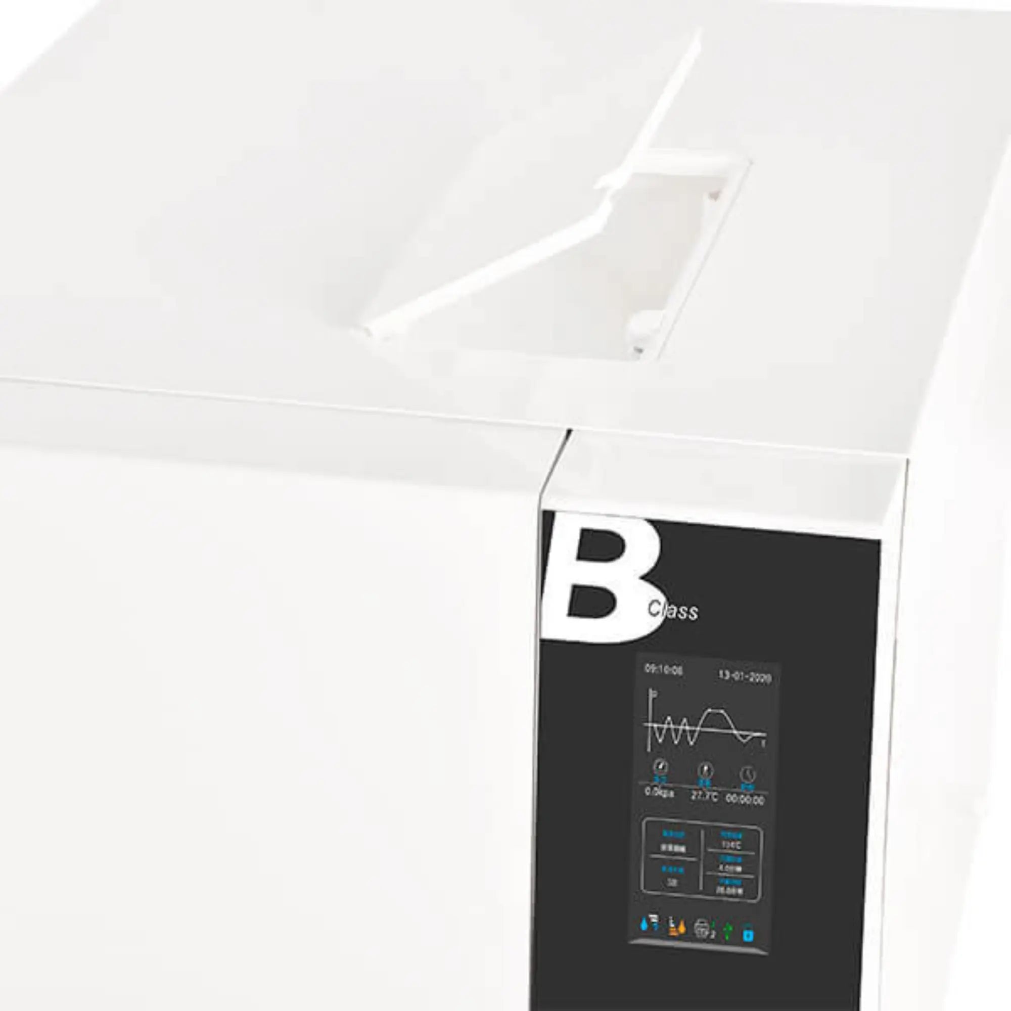 Autoclave blanc 12 Litres Classe B avec USB et imprimante intégrée