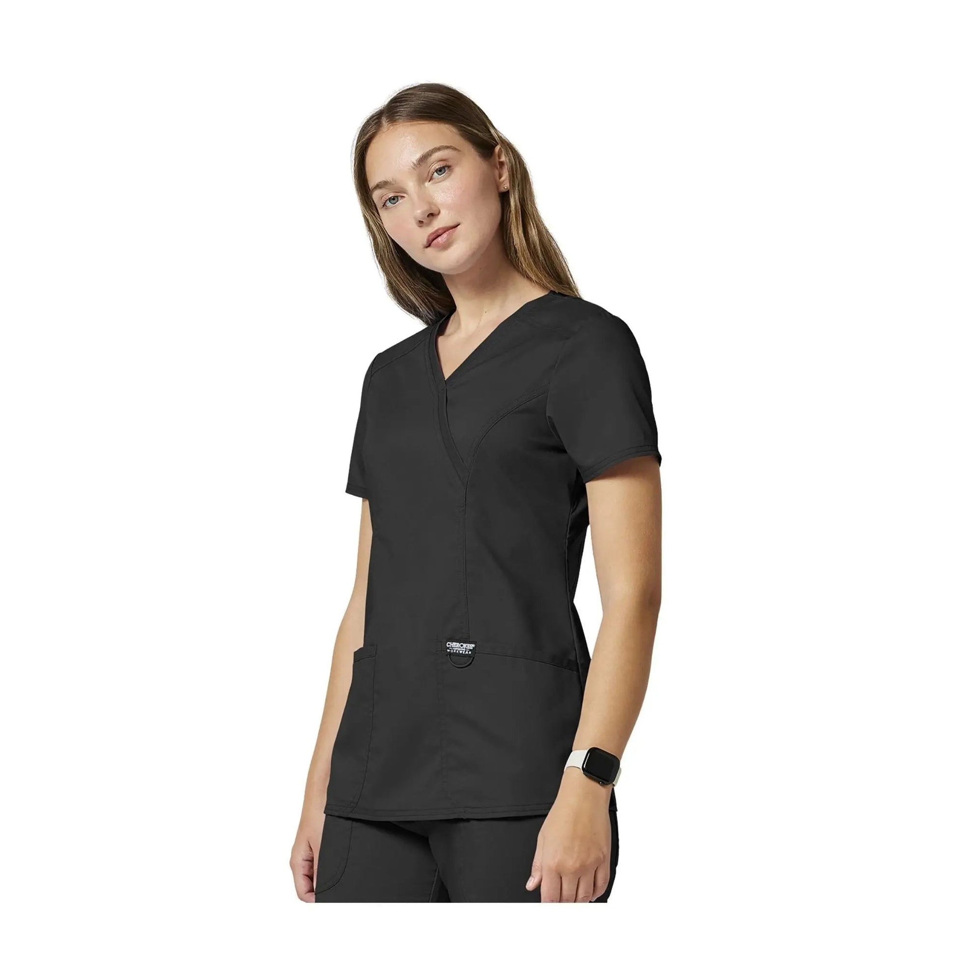 Béziers - Tunique cache-cœur col V - Femme - Cherokee Cherokee Authentic Workwear 