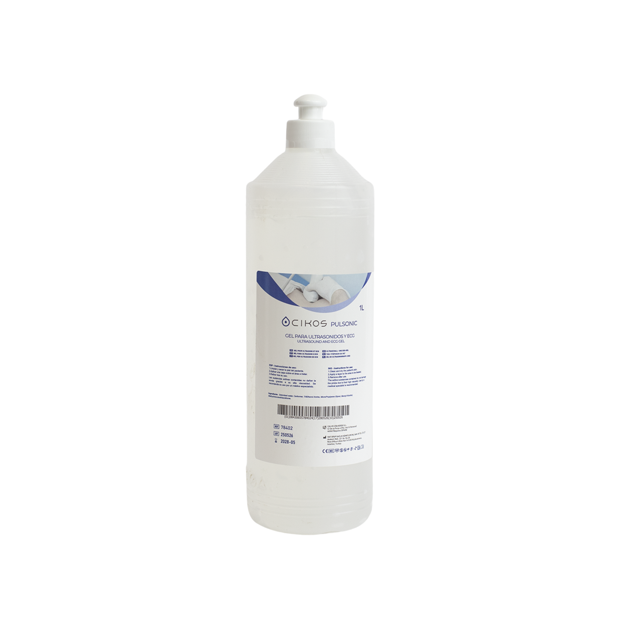 Cikos Pulsonic - Gel conducteur ultrasons - 3 contenances - Cikos