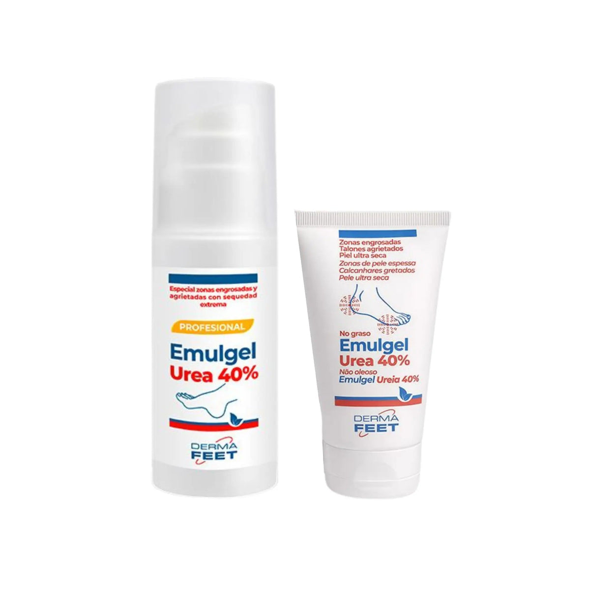 Crème Emulgel Dermafeet Urée 40% - deux contenances - Herbitas Dermafeet 