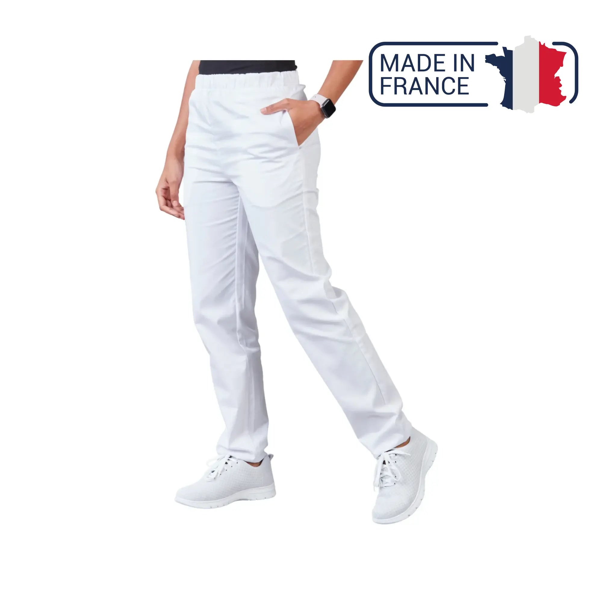 Dyonisos - Pantalon médical - Mixte - Ceinture élastique - 2 poches - Phirejo
