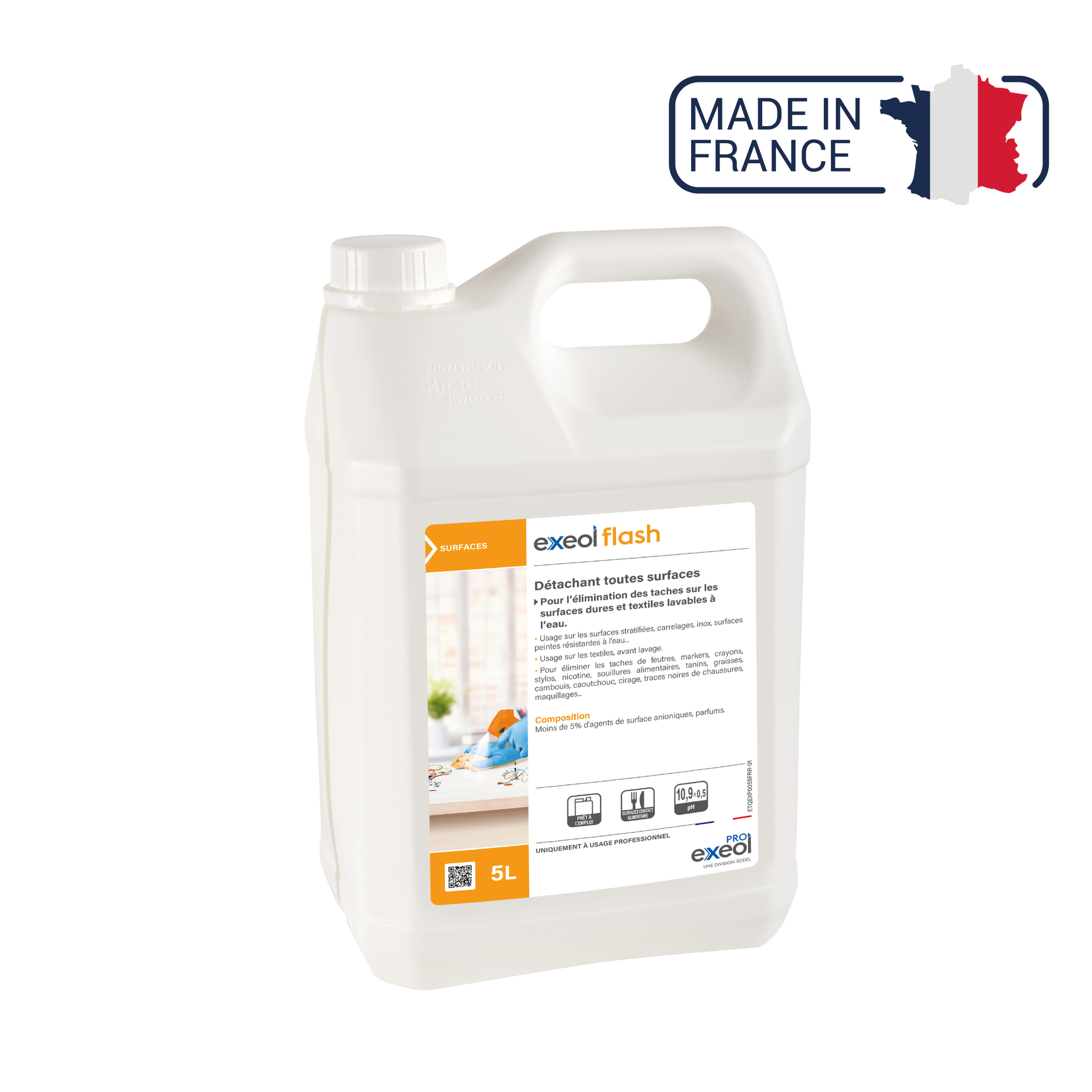 Exeol flash - Détachant Multi-Usage - Sodel Anios 