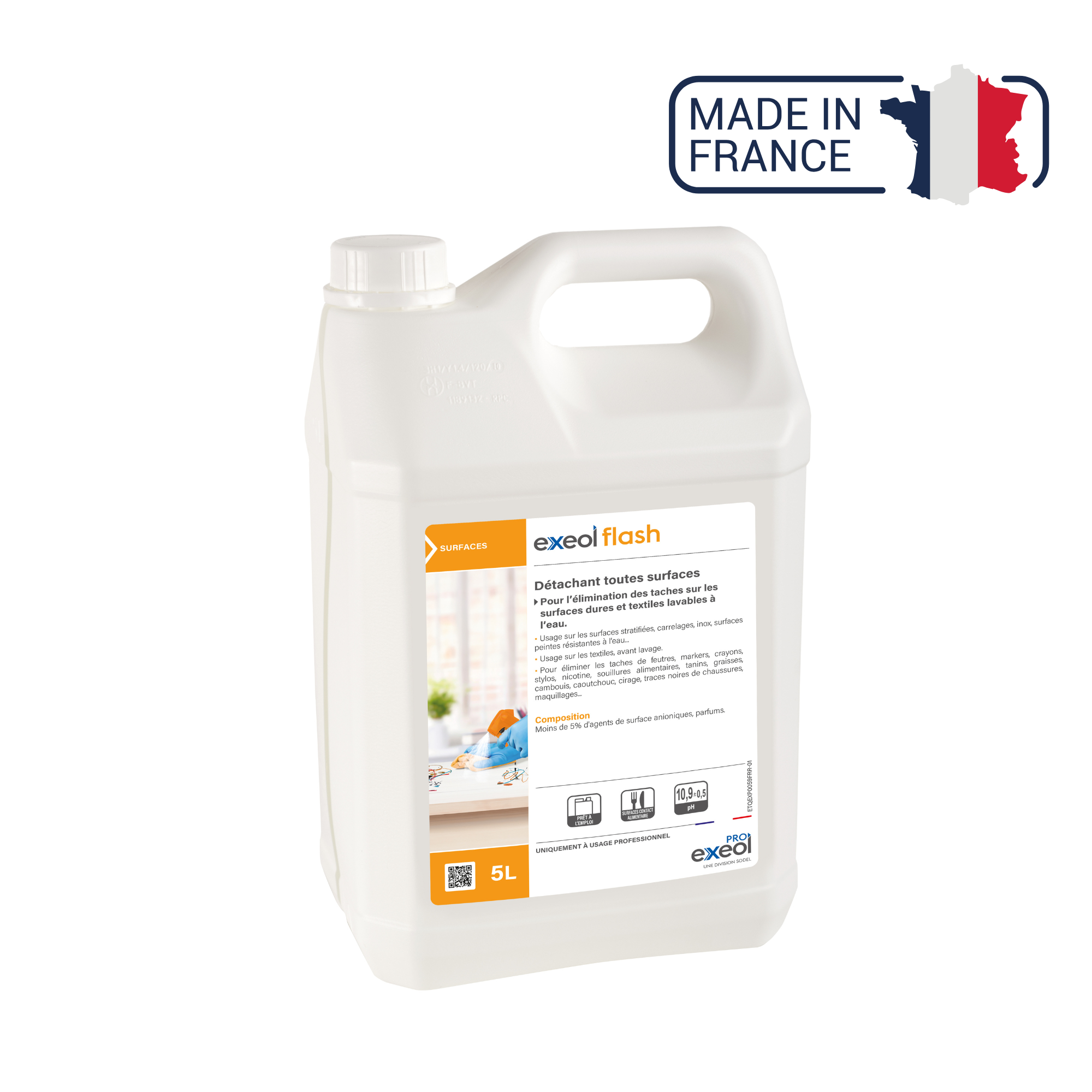 Exeol flash - Détachant Multi-Usage - Sodel Anios 