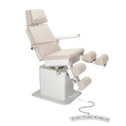 Fauteuil de pédicurie - MOON - Relevage électrique - Filaire - Ruck My Podologie  Naturel-3-moteurs-Blanc