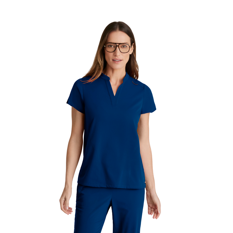 Flora - Tunique col à bande - Femme - Grey’s Anatomy Stretch GREYS ANATOMY STRETCH