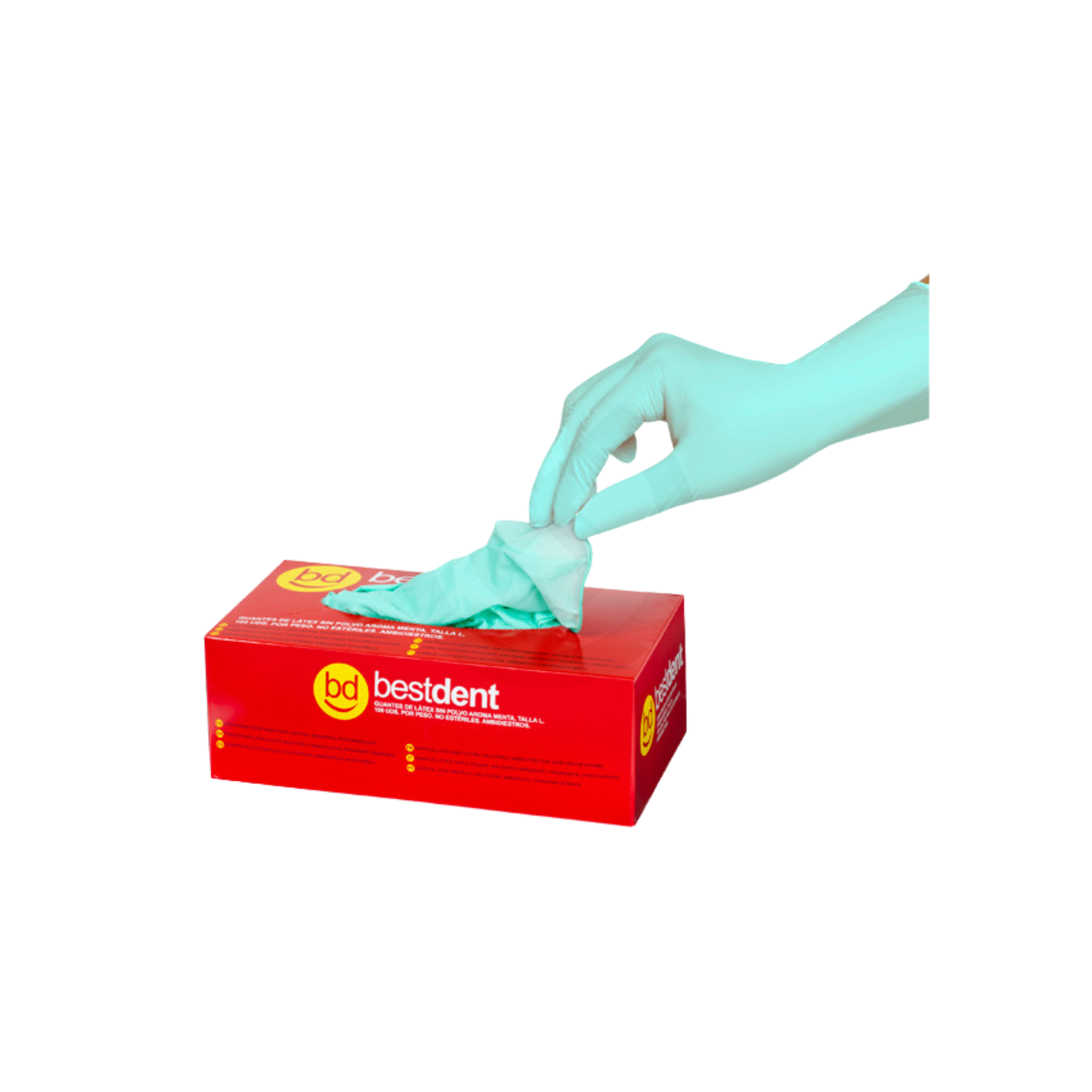 Gants Latex Mentholés - Boite de 100 - Bestdent - My Médical