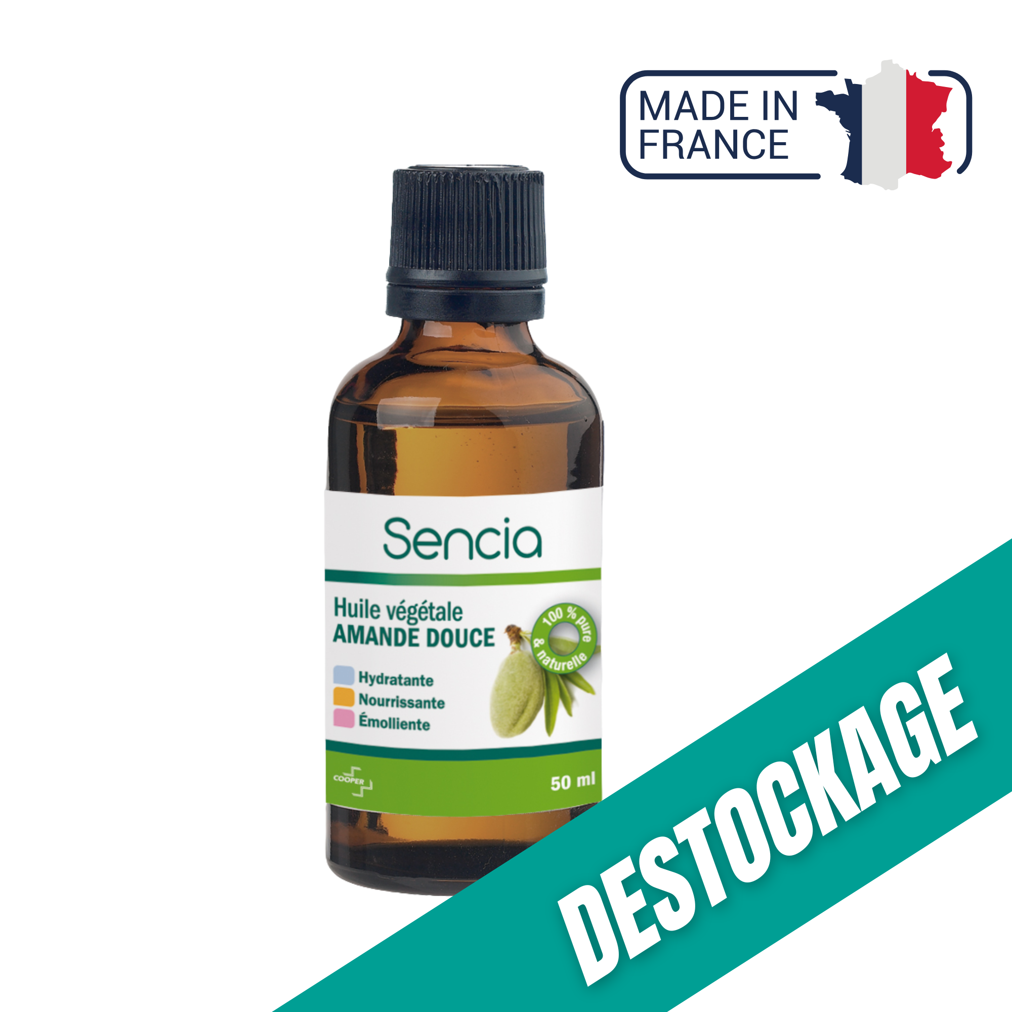 Huile amande douce 50 ml - Sencia // Date dépassée