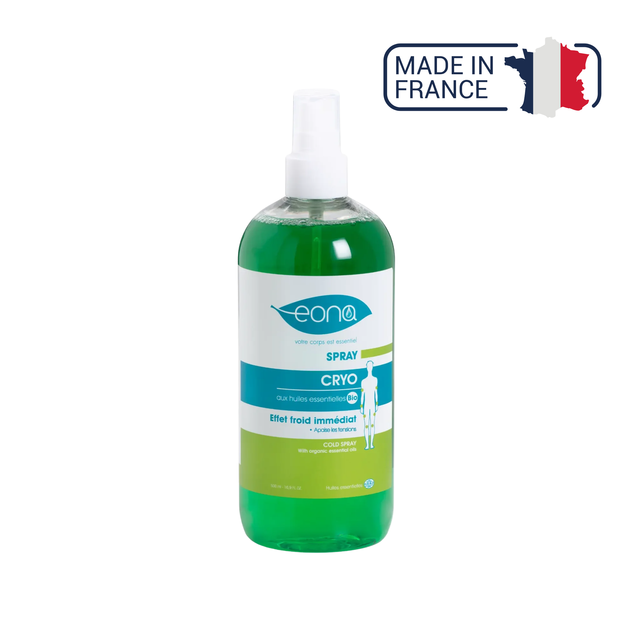 Spray Cryo - Apaise les tensions - Effet froid - 2 contenances - Eona