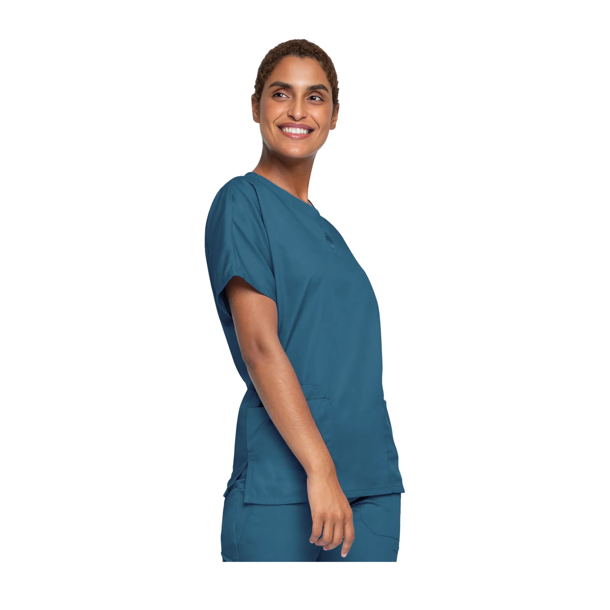Guéthary - Tunique médicale - Col V - Manches courtes - Femme - Cherokee - My Médical