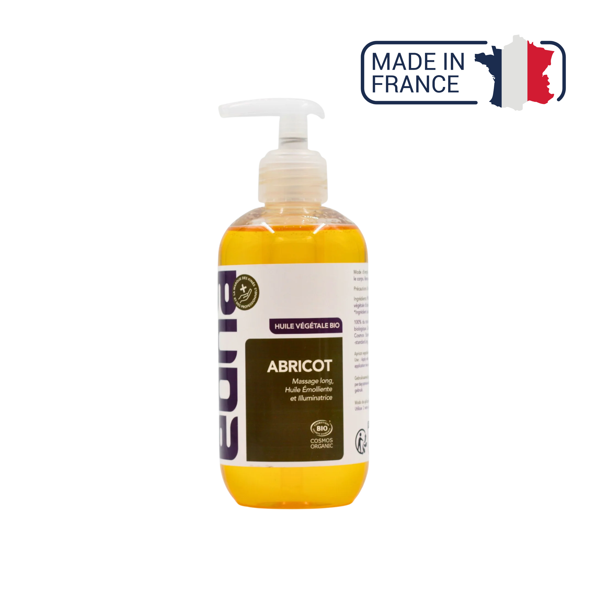 Huile de massage - Abricot - 250 ml - Bio - Eona - My Médical