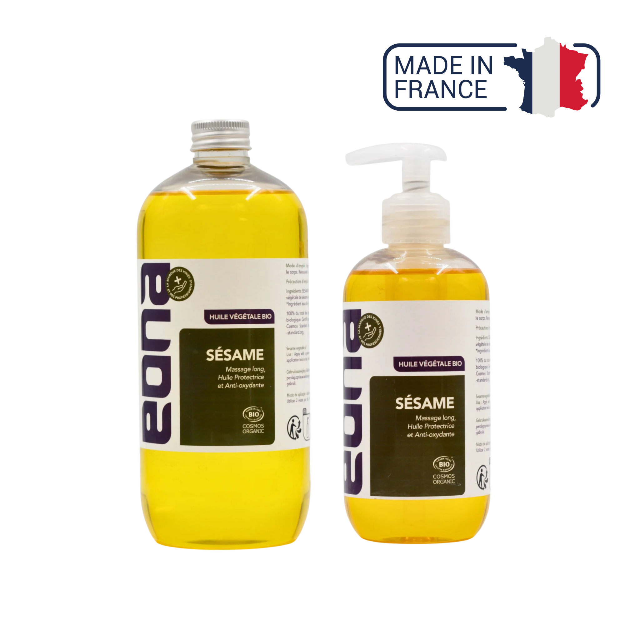 Huile de massage Bio - Sésame - deux contenances - Eona - My Médical