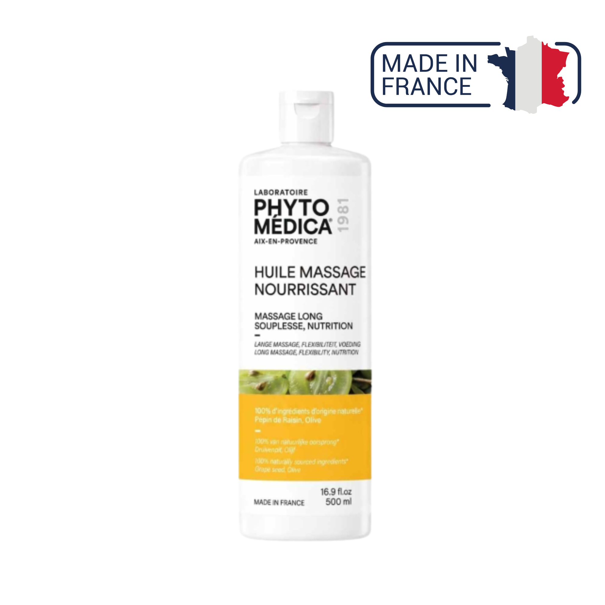 Huile riche de Massage Nourrissant - 500 ml - Phytomedica
