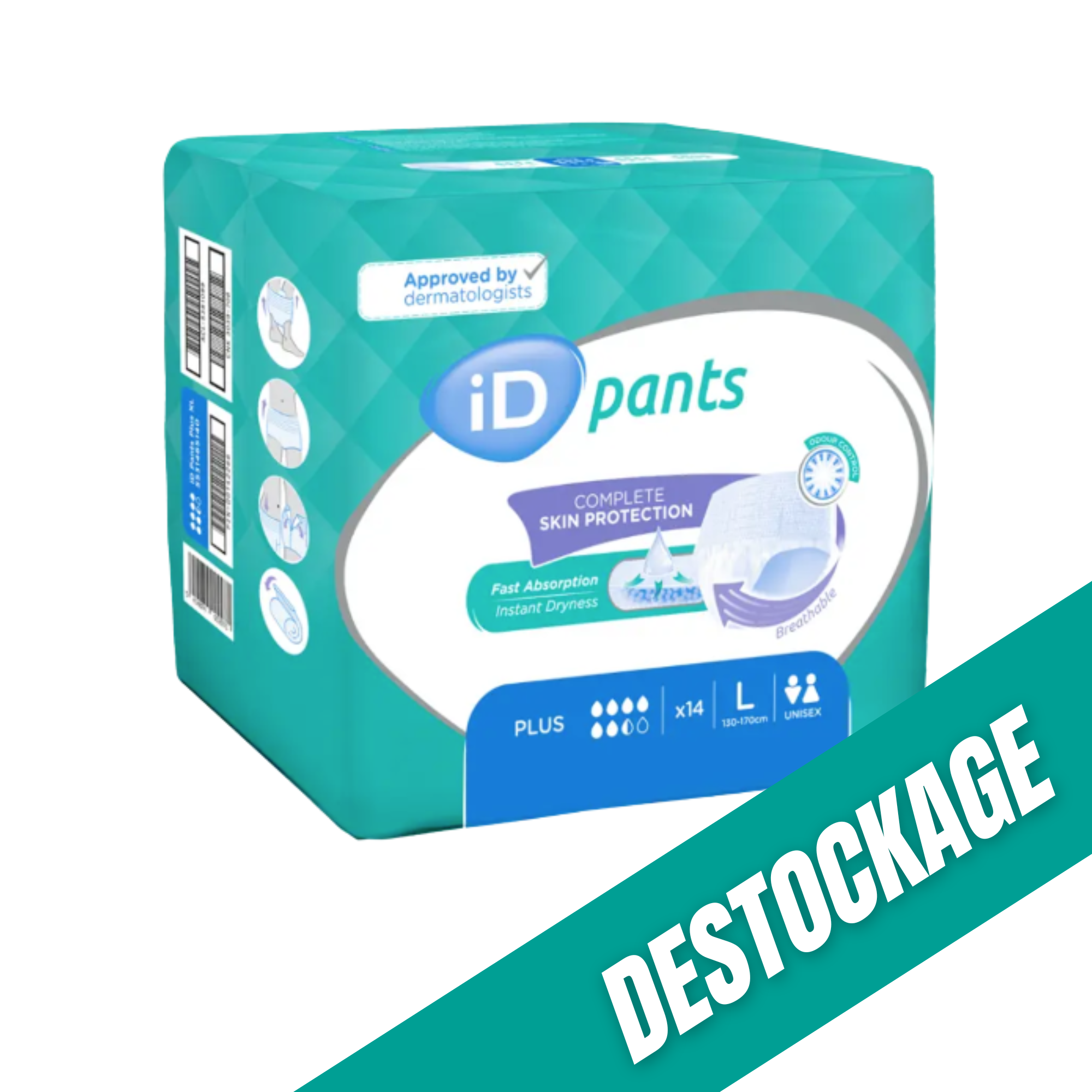 ID Pants - Slip Absorbants - Tailles & Absorptions Variées // Destockage