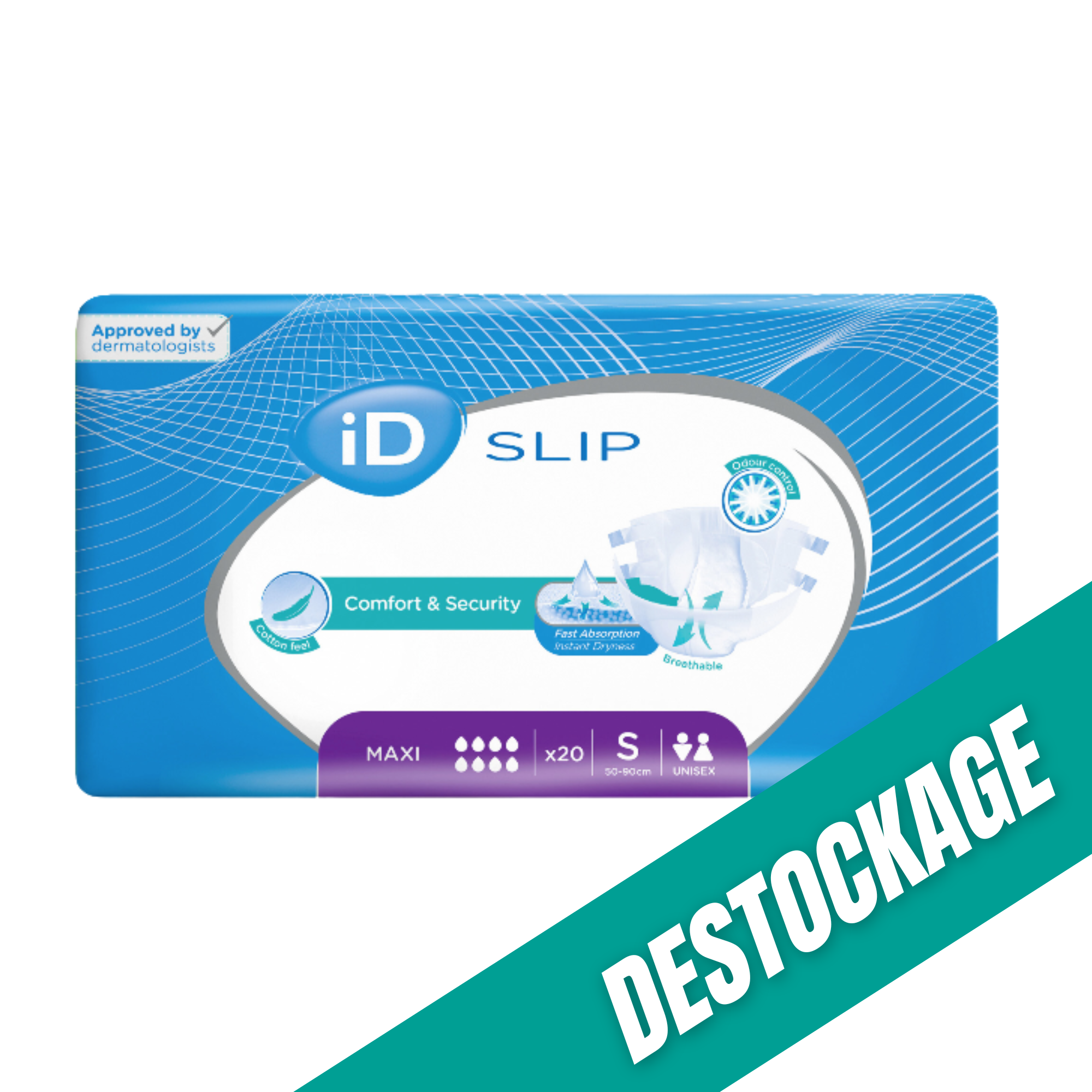 ID Slip - Couches adultes - Tailles & Absorptions Variées // Destockage