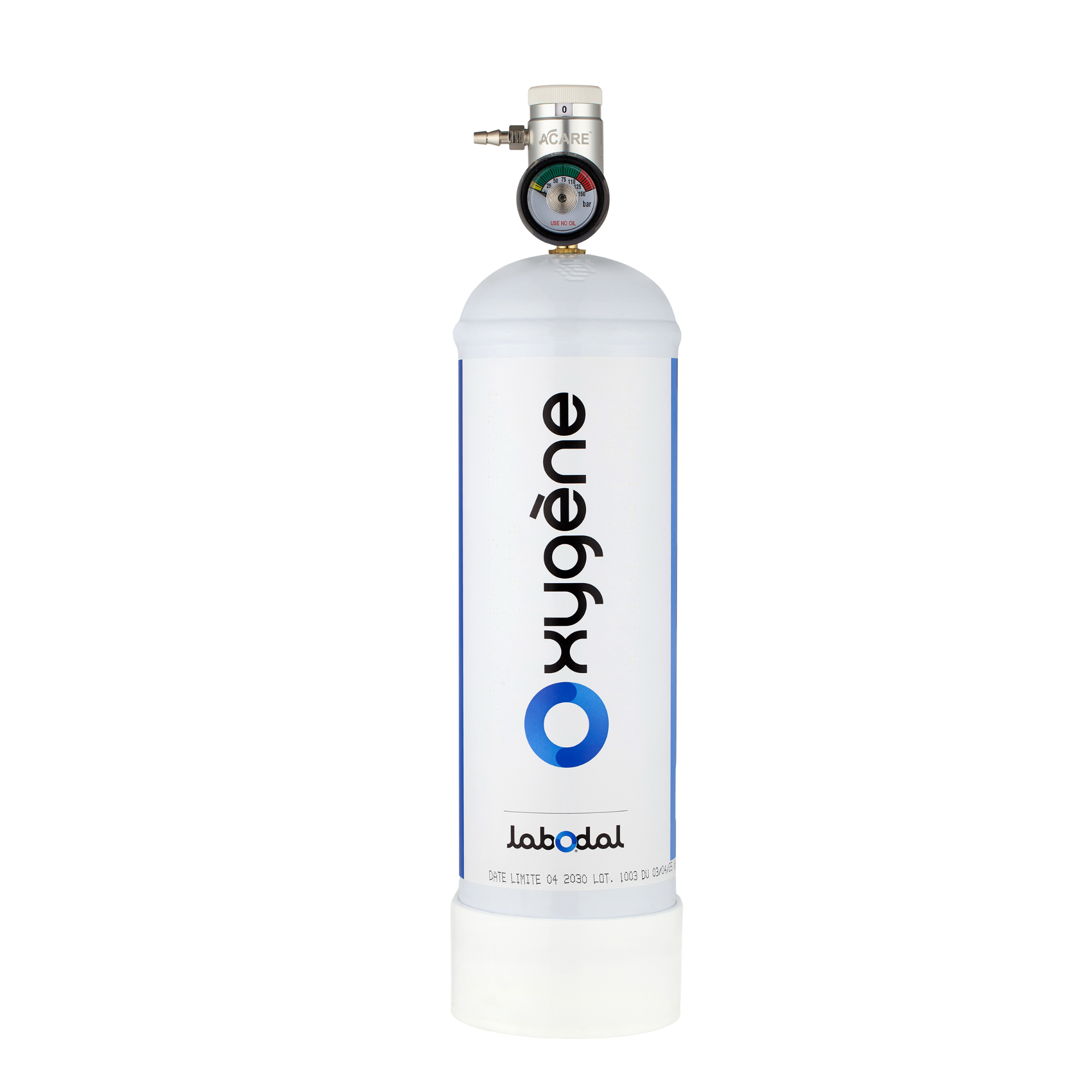 Oxygène médicinal – bouteille 2,2 L (110 bar) - Labodal