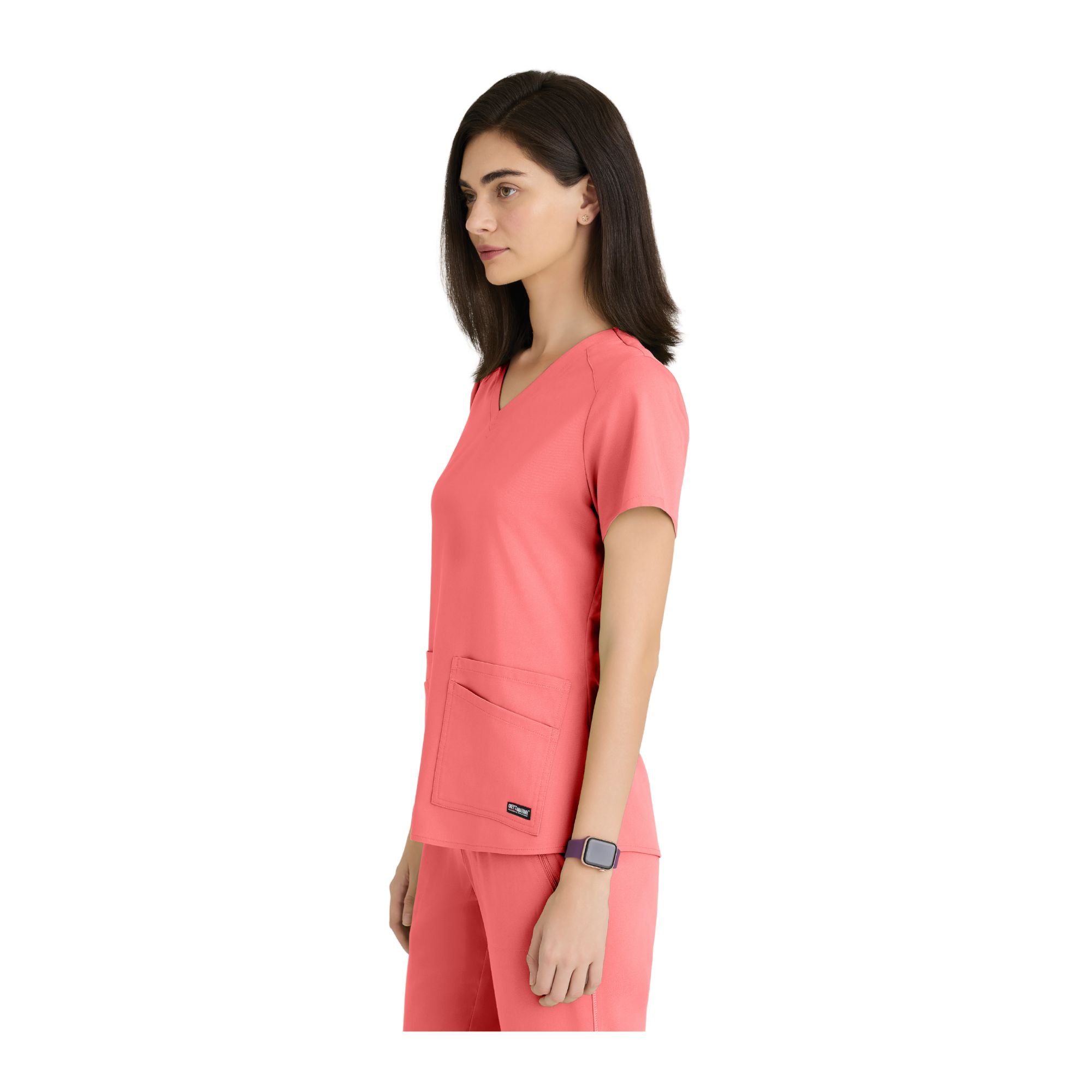Aura - Tunique col V - Femme - Grey’s Anatomy Stretch - My Médical
