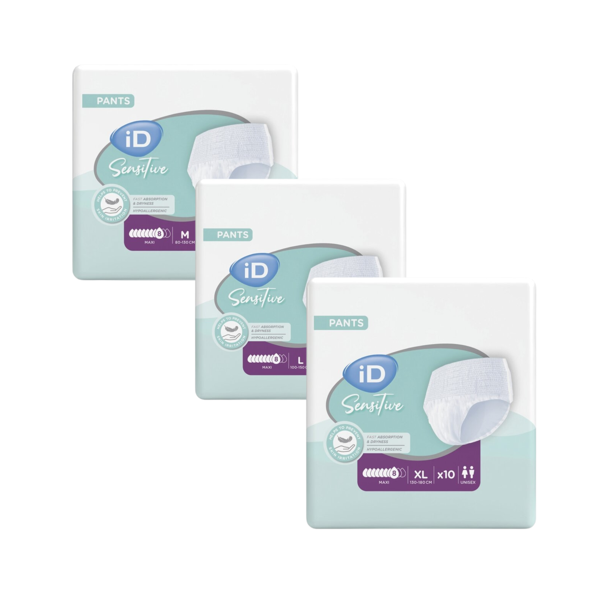 ID Sensitive Pants - 8 gouttes - 3 tailles - ID Direct - My Médical