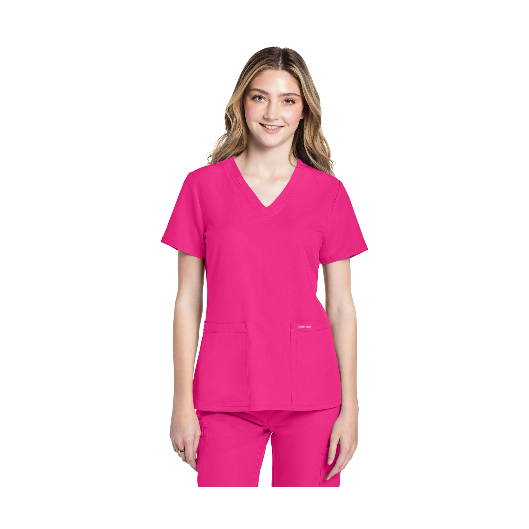 Lacanau - Tunique médicale - Col V  - Manches courtes - Femme - Cherokee Cherokee Authentic Workwear 