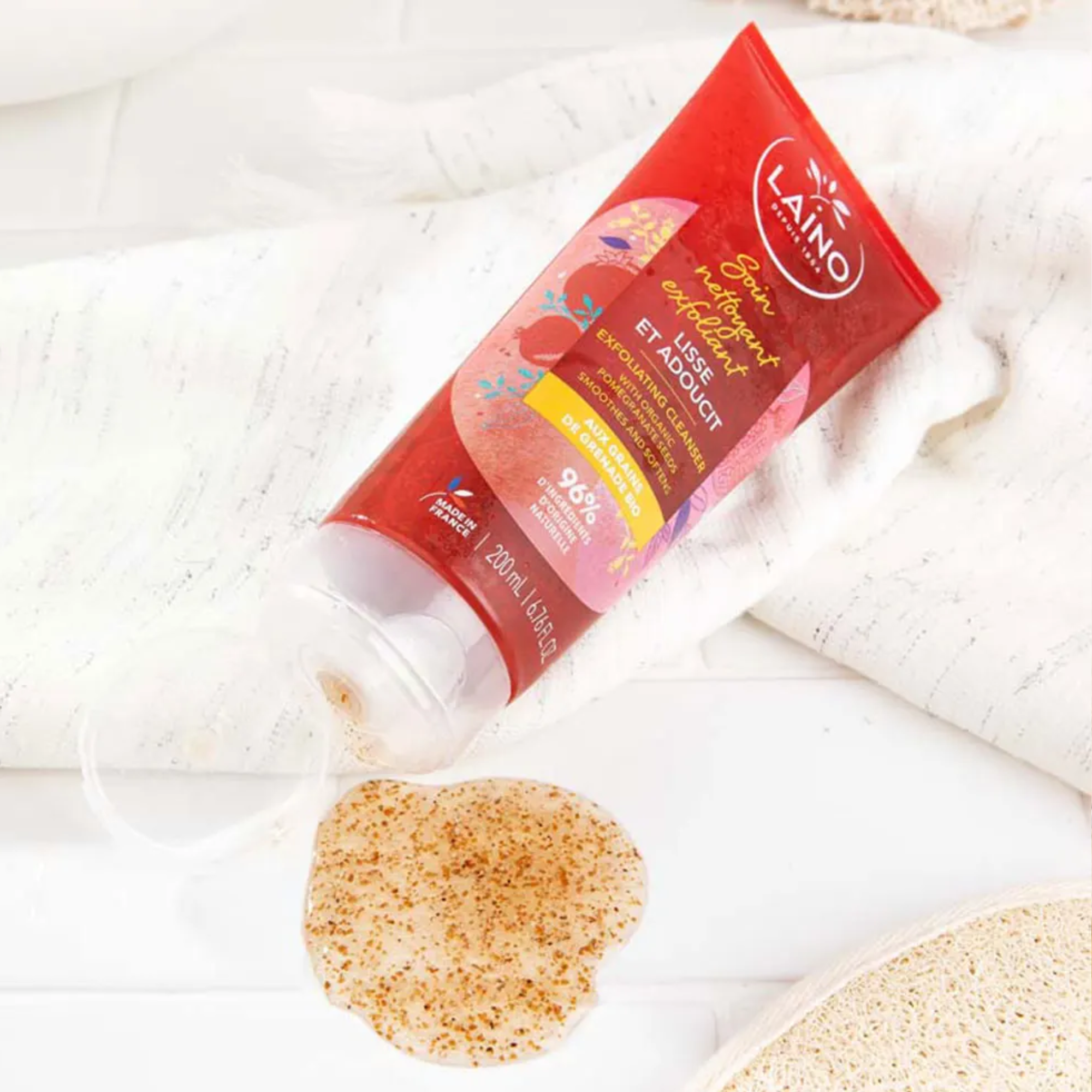 Soin Exfoliant - Grain de Grenade Bio - 200ml - Laino
