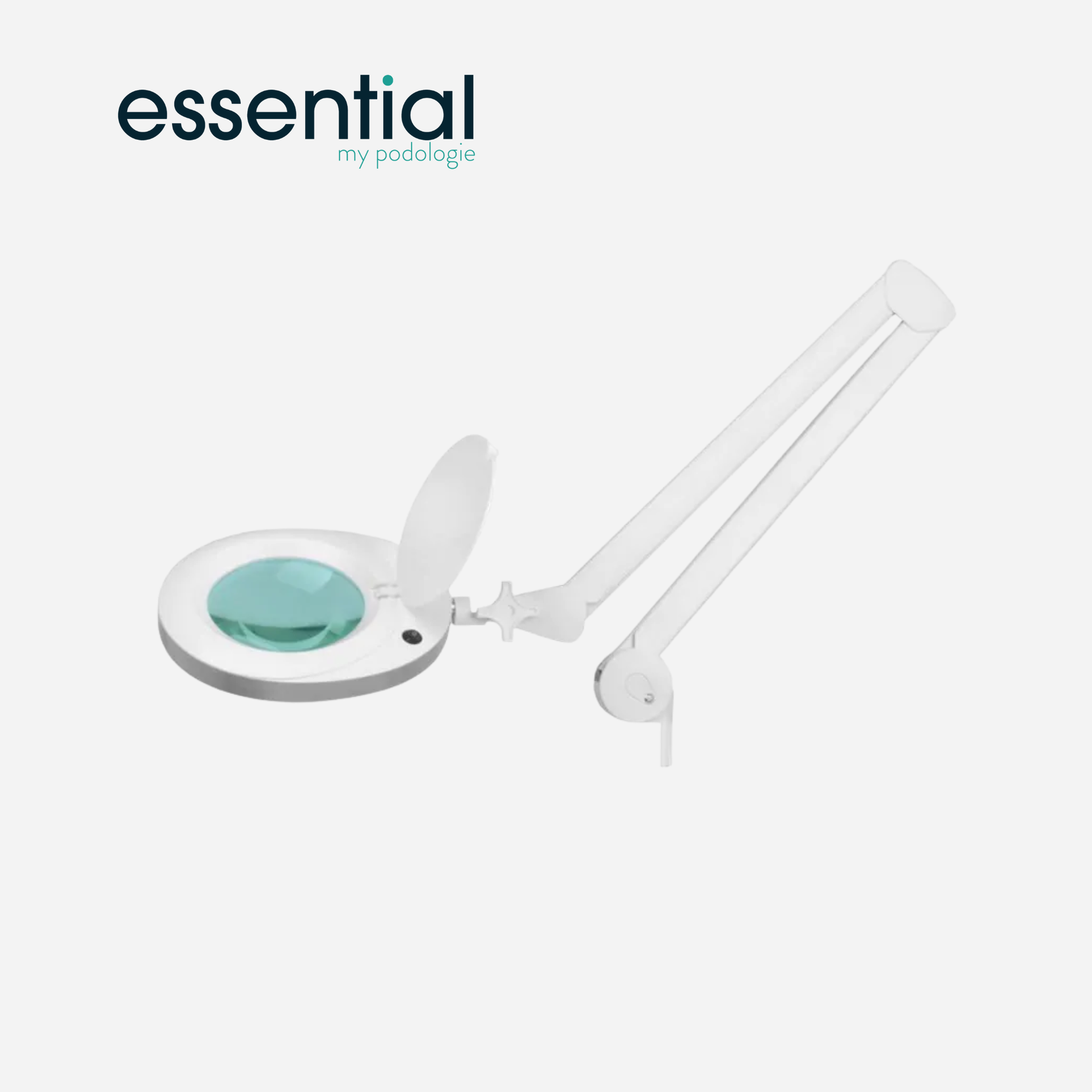 Lampe loupe Elegante 6025 avec trépied - Blanc ou noir - Essential by My Podologie - My Médical