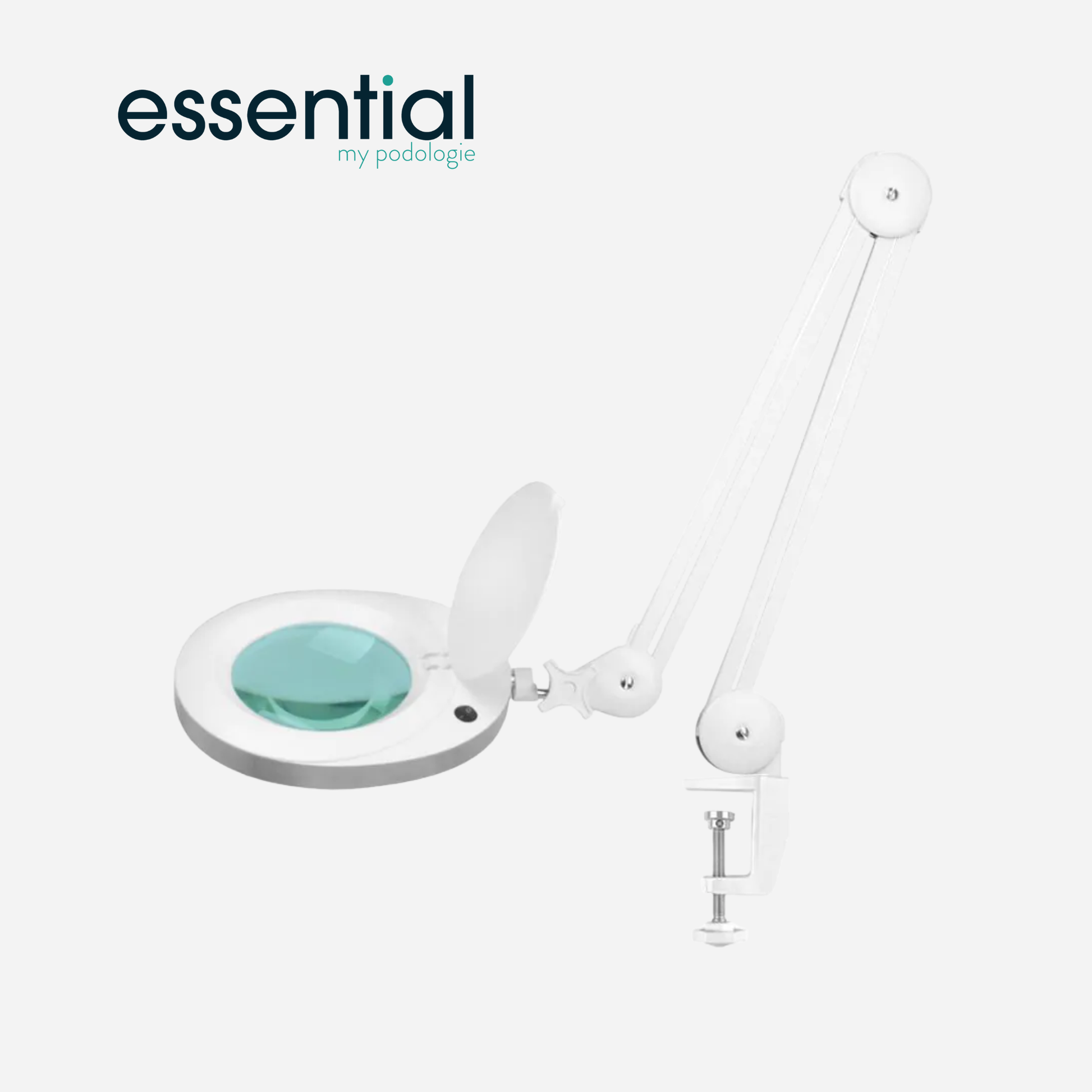Lampe loupe Elegante 6025 pour table - Blanc ou noir - Essential by My Podologie - My Médical