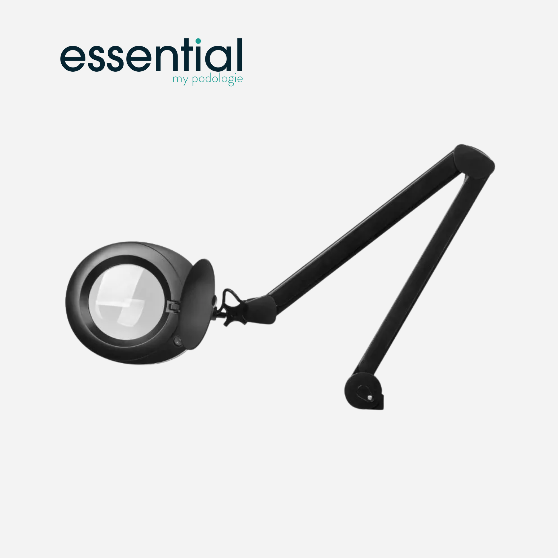 Lampe loupe Elegante 6025 avec trépied - Blanc ou noir - Essential by My Podologie - My Médical