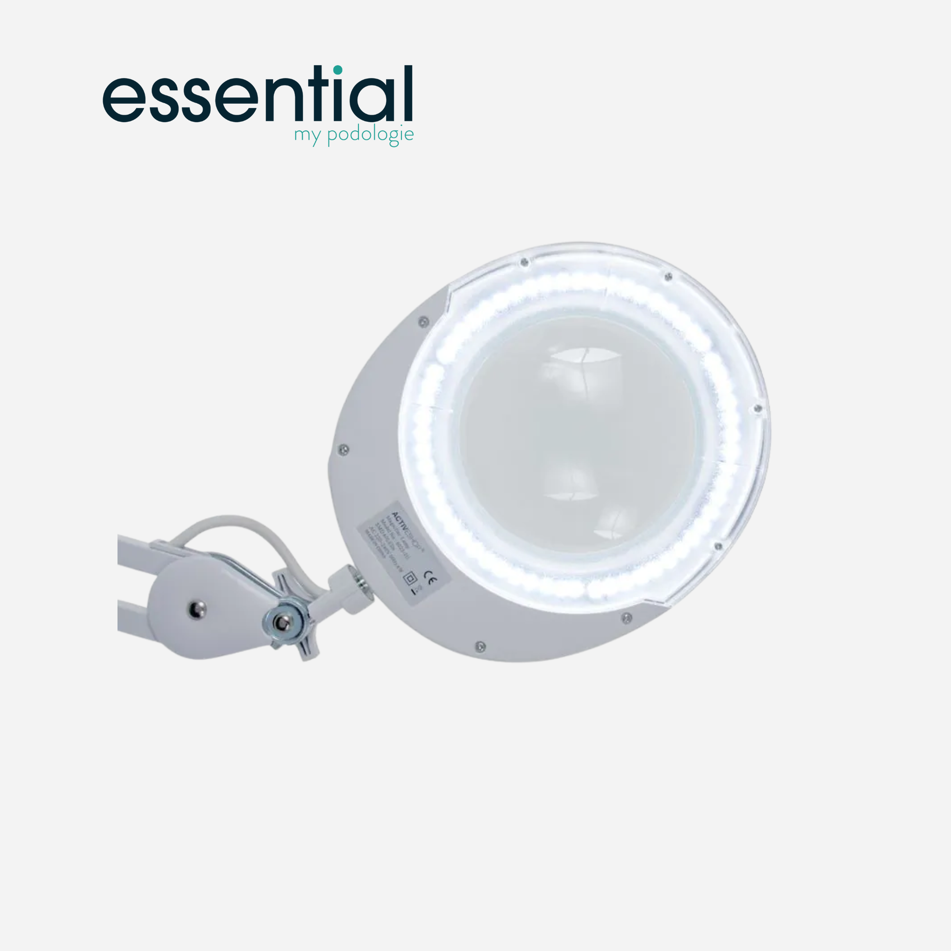 Lampe loupe Elegante 6025 pour table - Blanc ou noir - Essential by My Podologie - My Médical