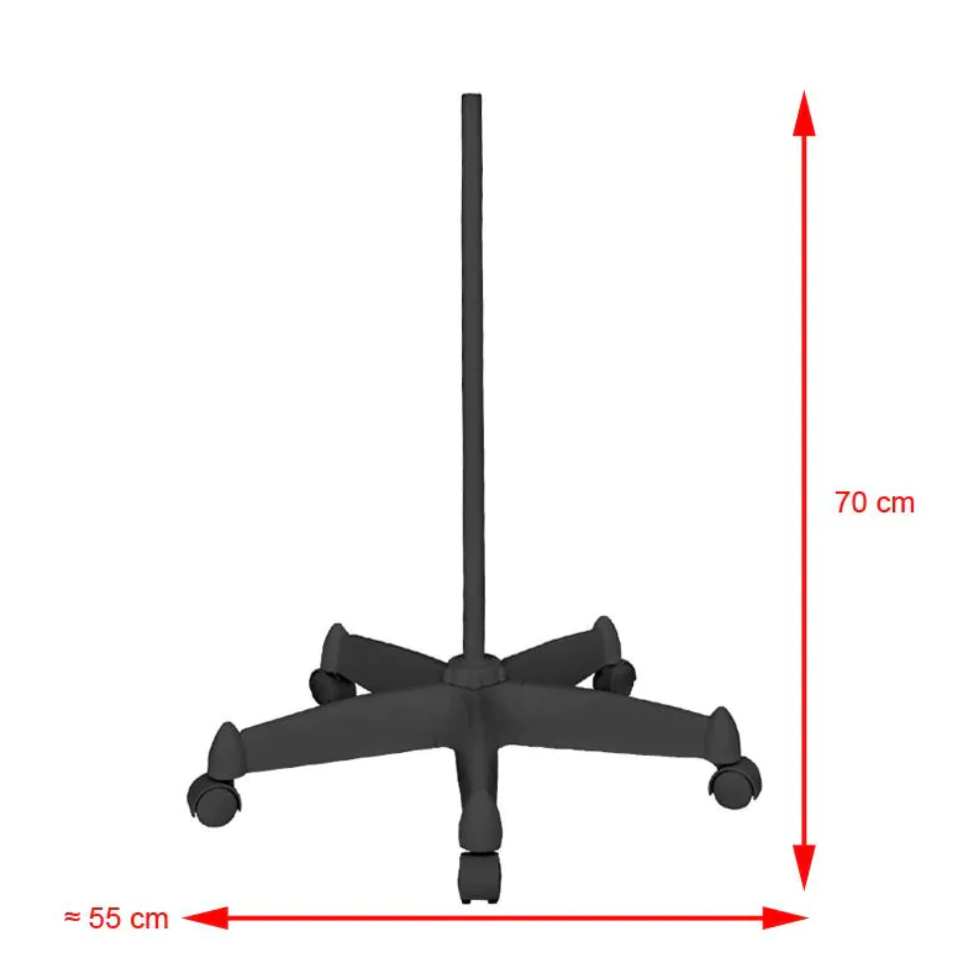 Lampe loupe articulée LED Moonlight 8013/6 avec trépied - Blanc ou Noir - Essential by My Podologie