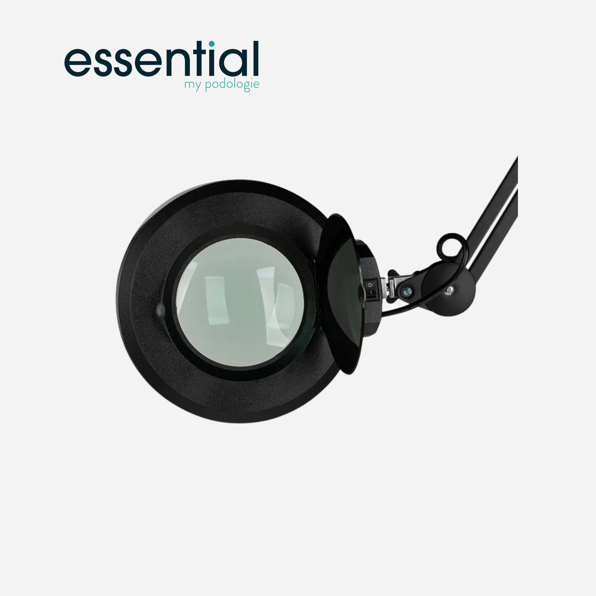 Lampe loupe articulée LED S5 avec trépied - blanc ou noir - Essential by My Podologie