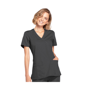 Limoges - Tunique médicale - Effet cache-coeur  - Manches courtes - Femme - Cherokee Cherokee Authentic Workwear 