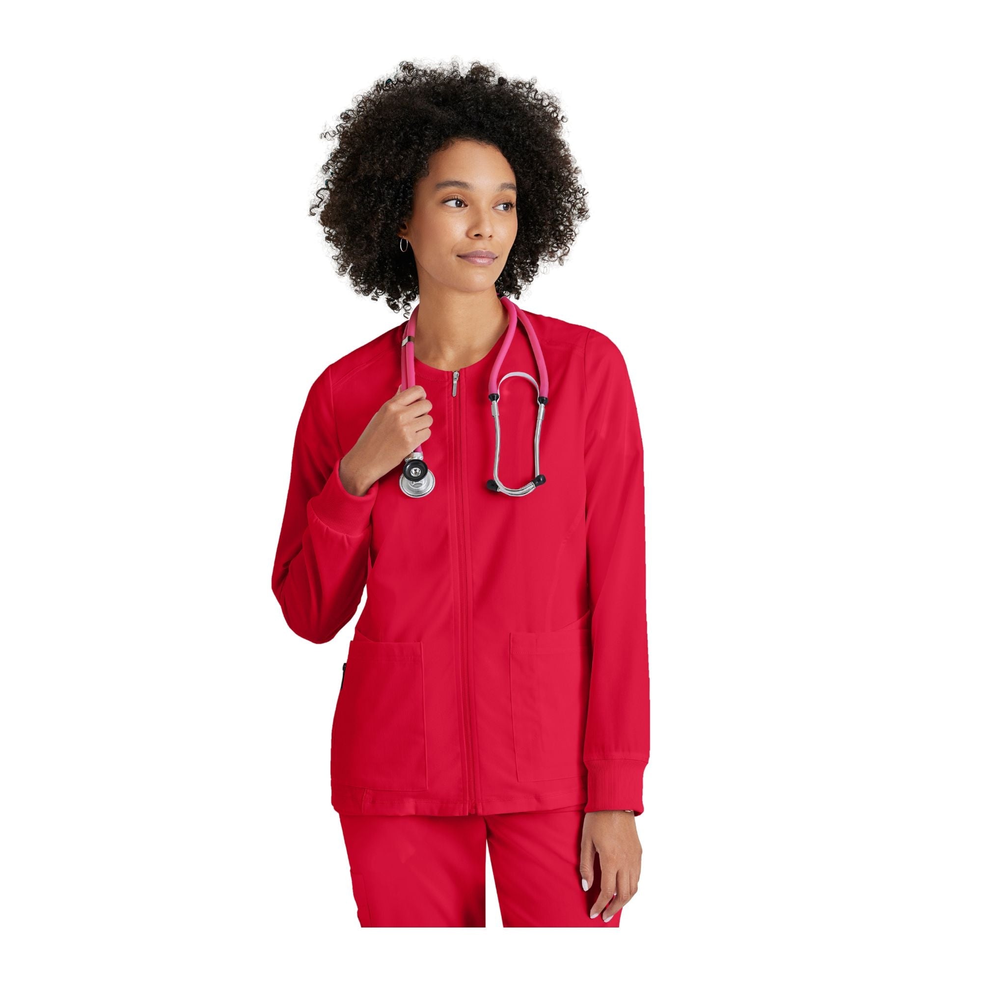 Mila - Veste médicale col rond - Femme - Grey's Anatomy Stretch Grey’s Anatomy 
