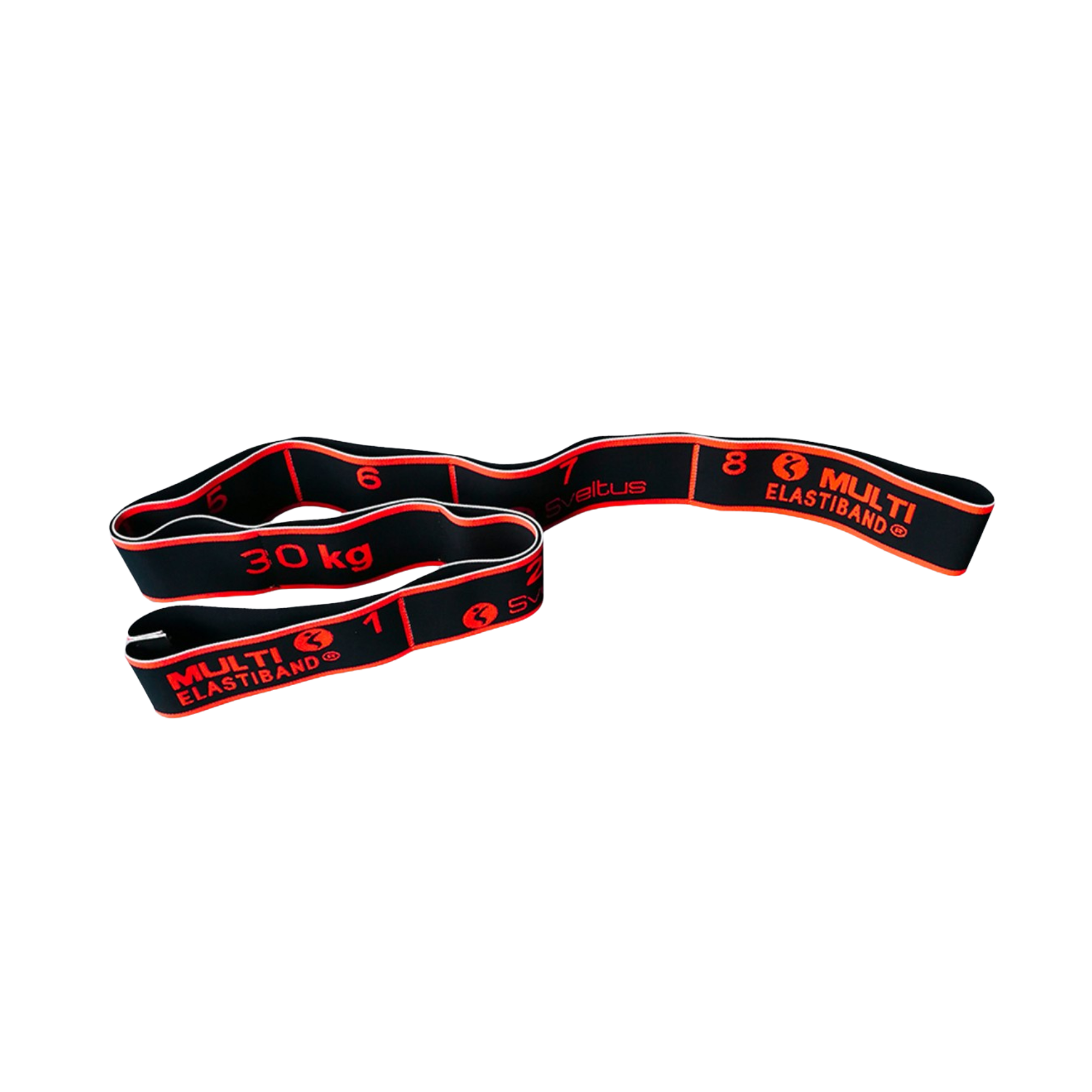 Multi Elastiband® Black bulk 110 cm - 30 kg - Sveltus