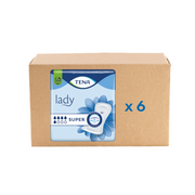 Pack 6x30U Protection Lady Super - 5 gouttes - Tena